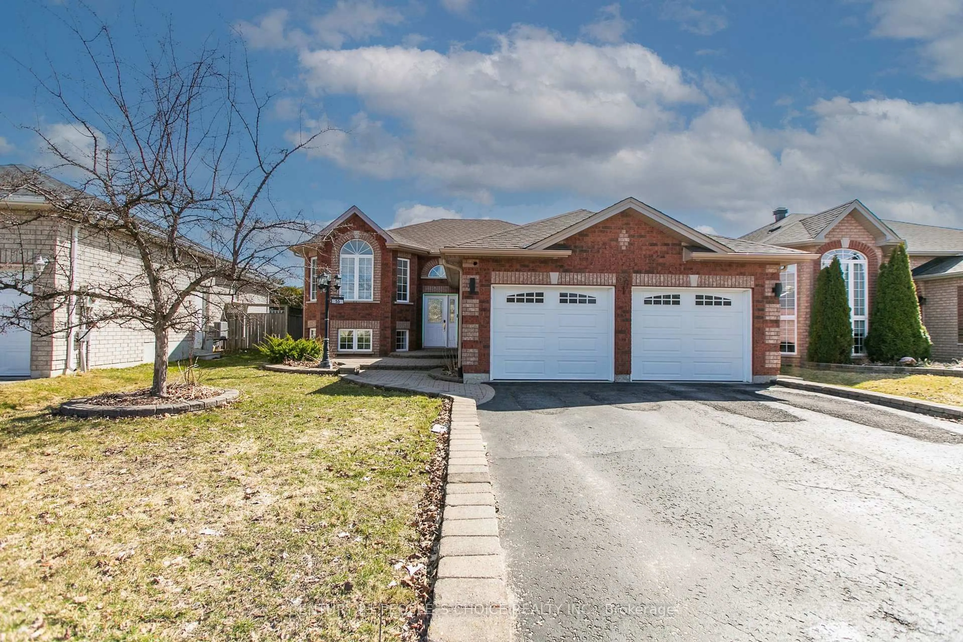 Home with brick exterior material, street for 55 MARSELLUS Dr, Barrie Ontario L4N 8S6