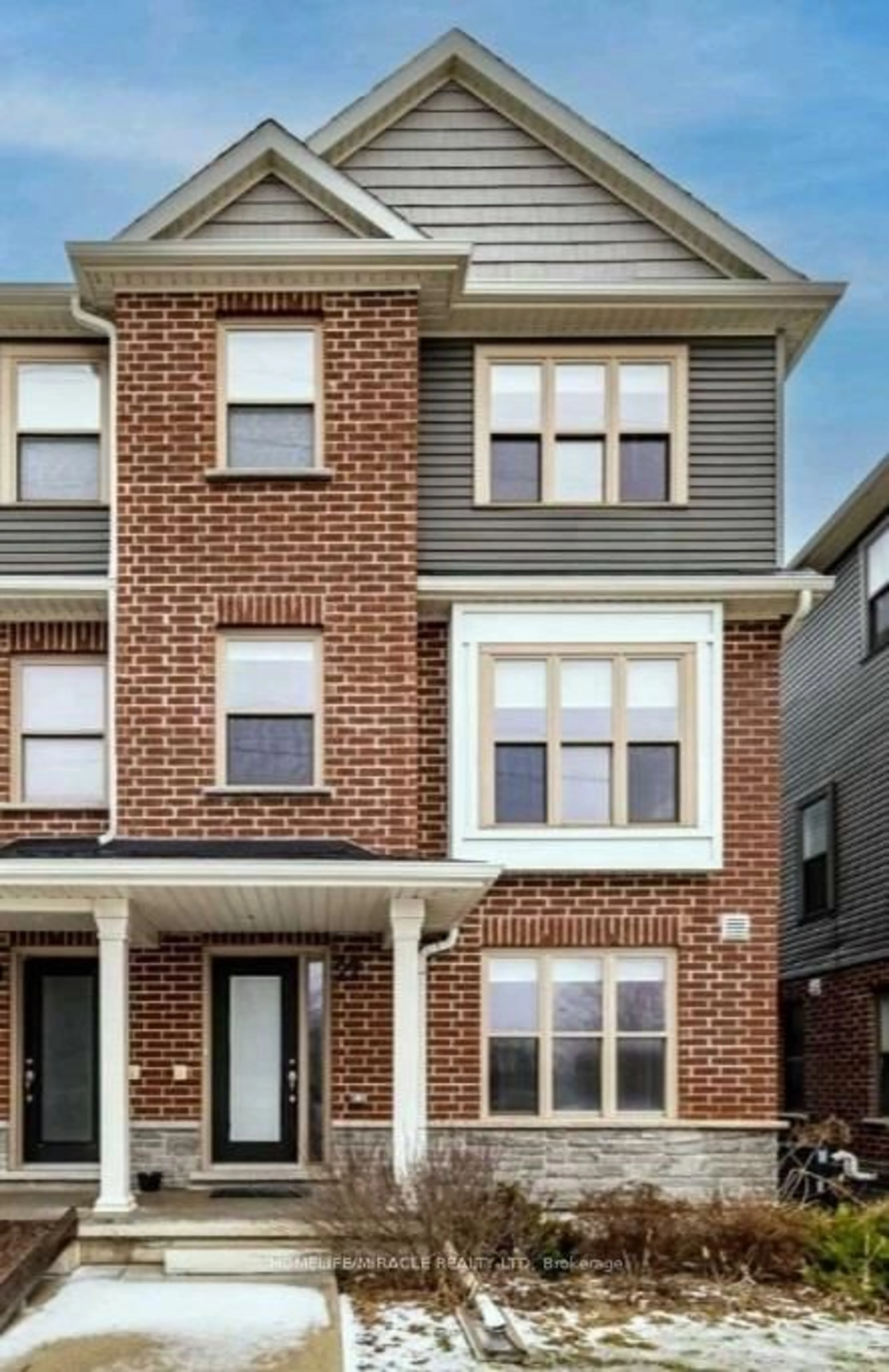 Home with brick exterior material, street for 1 Leggott Ave #27, Barrie Ontario L4M 0K7