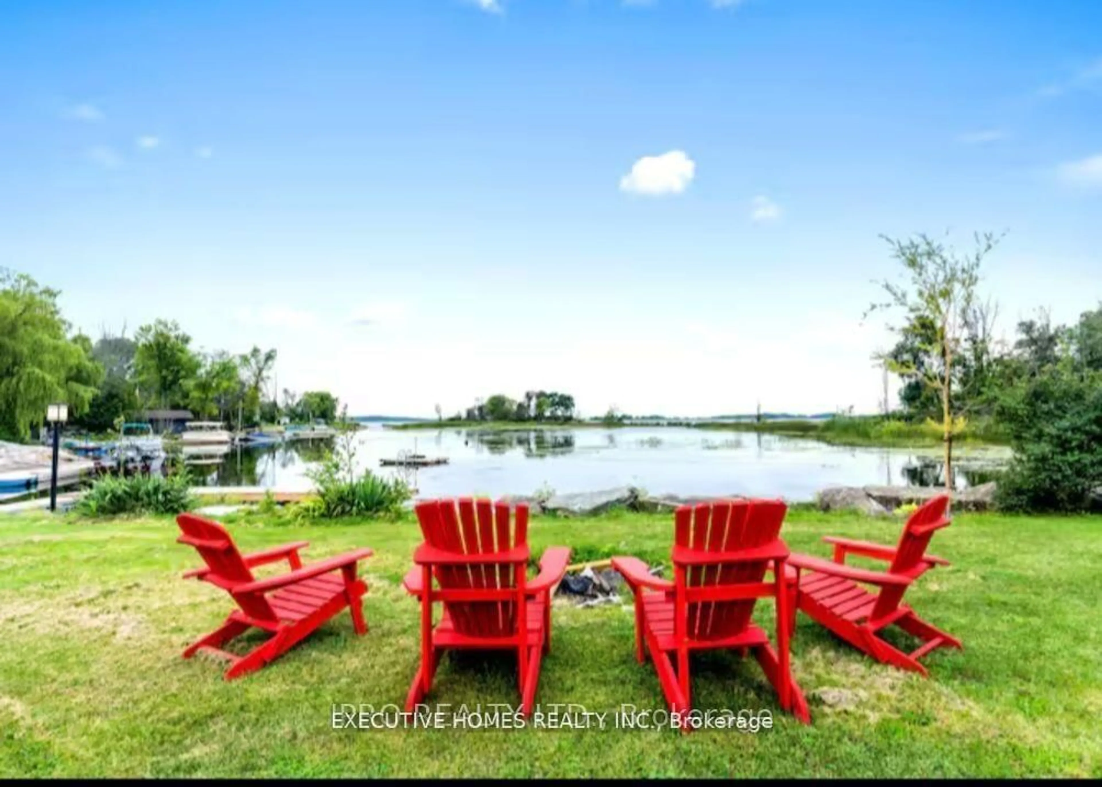 Patio, water/lake/river/ocean view for 39 Long Point Rd, Tay Ontario L0K 2C0