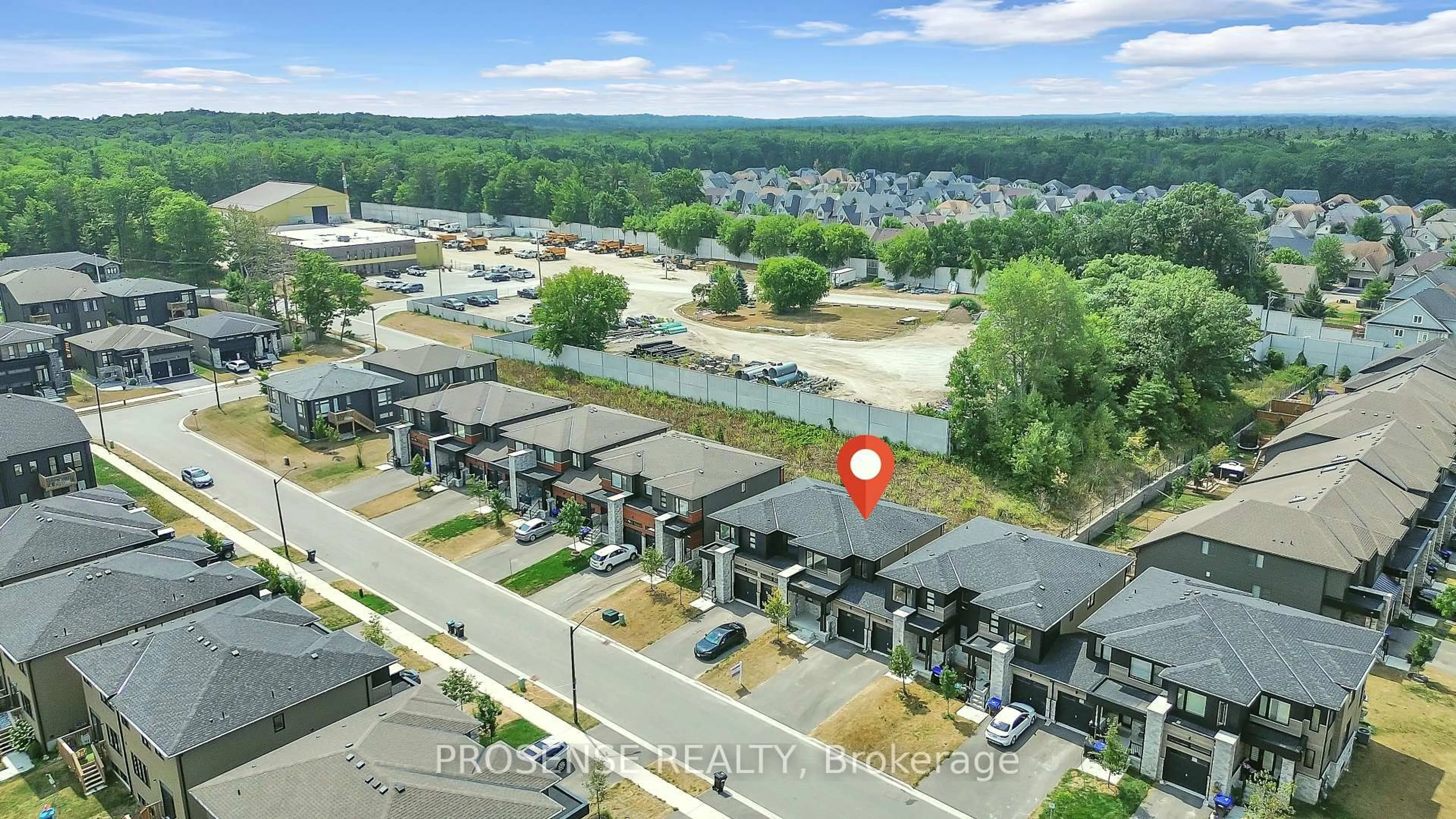 A pic from outside/outdoor area/front of a property/back of a property/a pic from drone, water/lake/river/ocean view for 47 Eberhardt Dr, Wasaga Beach Ontario L9Z 0K5