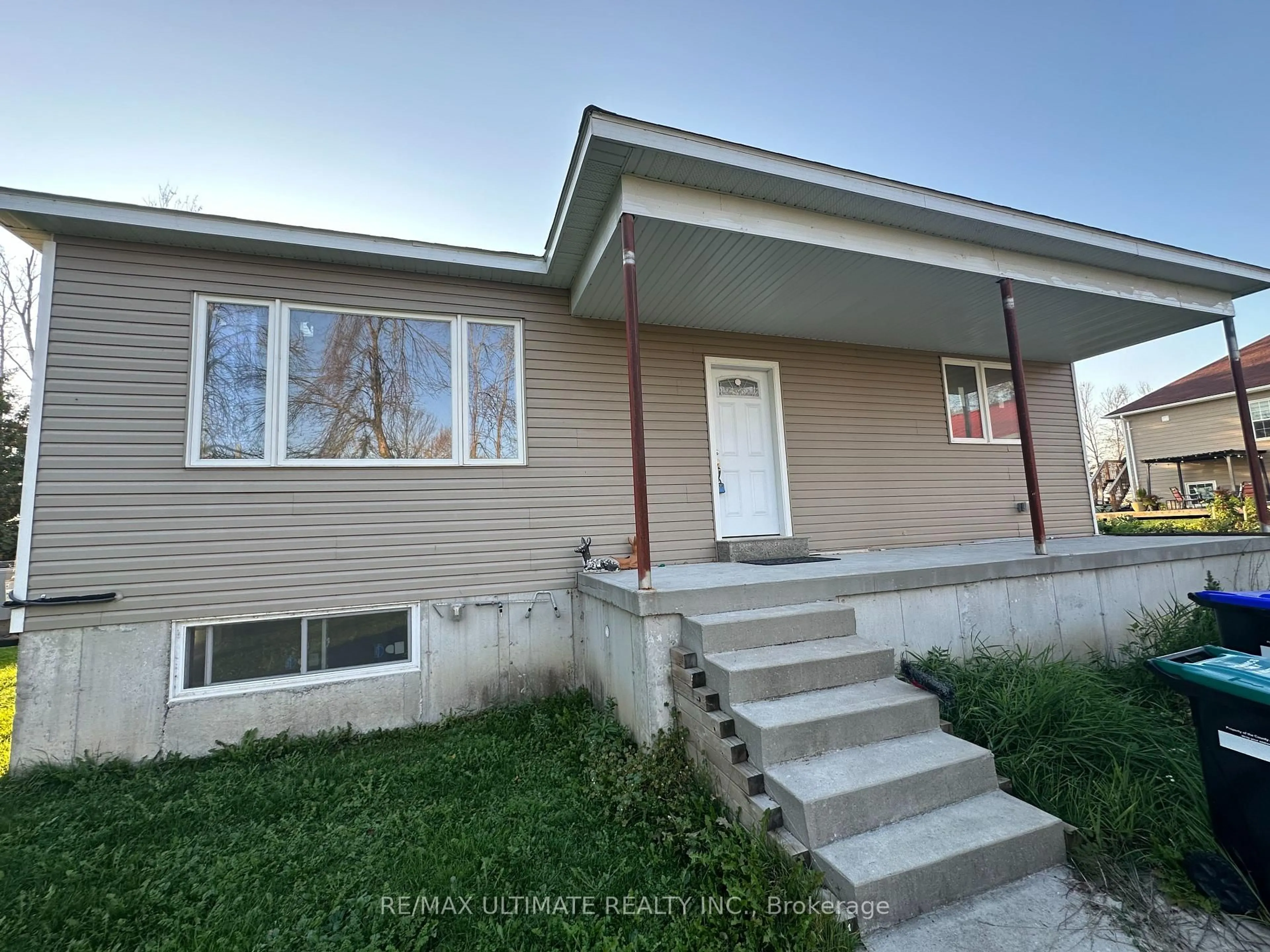 Home with vinyl exterior material, street for 4122 Dalrymple Dr, Ramara Ontario L0L 1C0