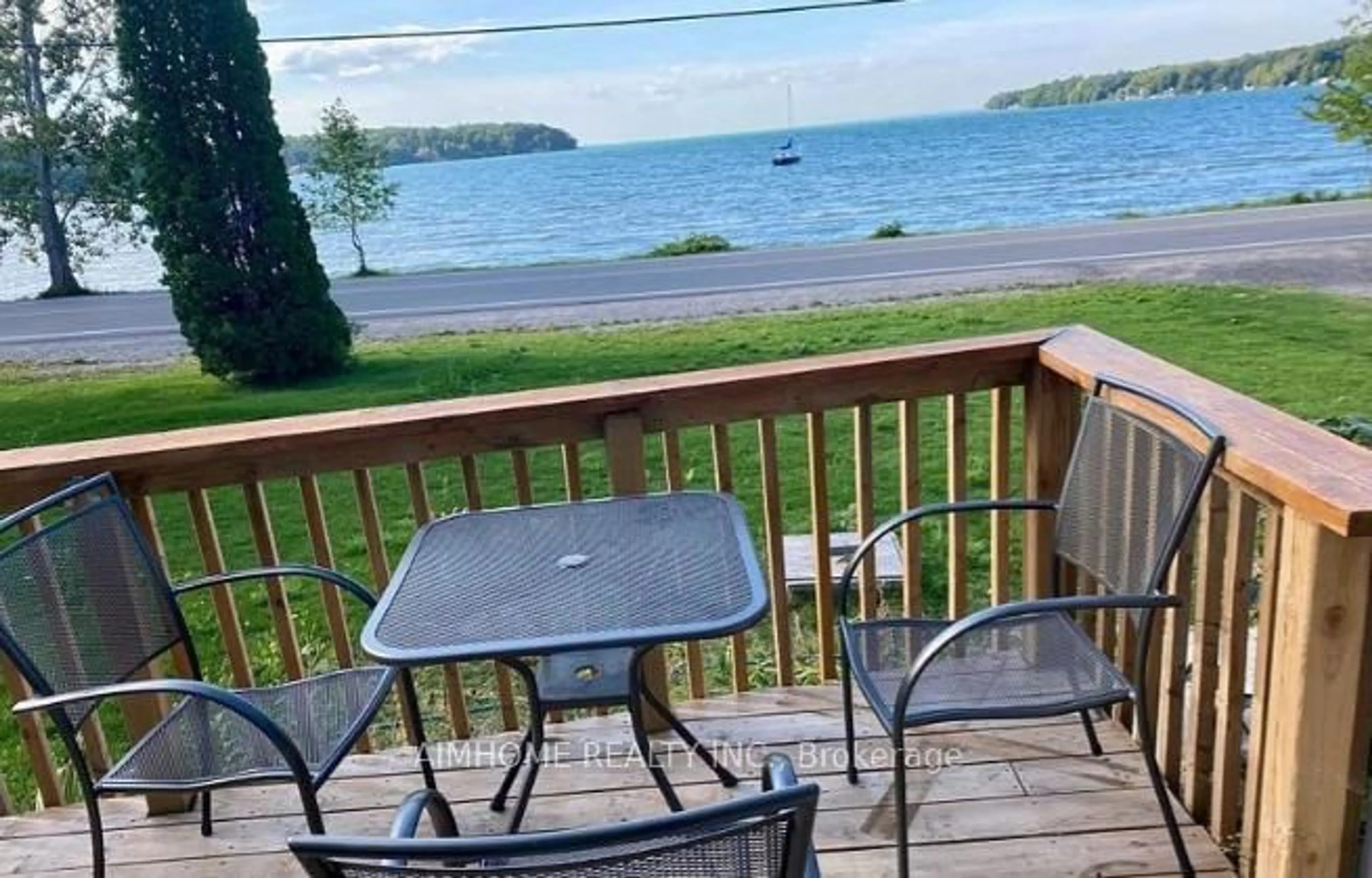 Patio, water/lake/river/ocean view for 2858 LAKESHORE Rd, Oro-Medonte Ontario L3V 6H1