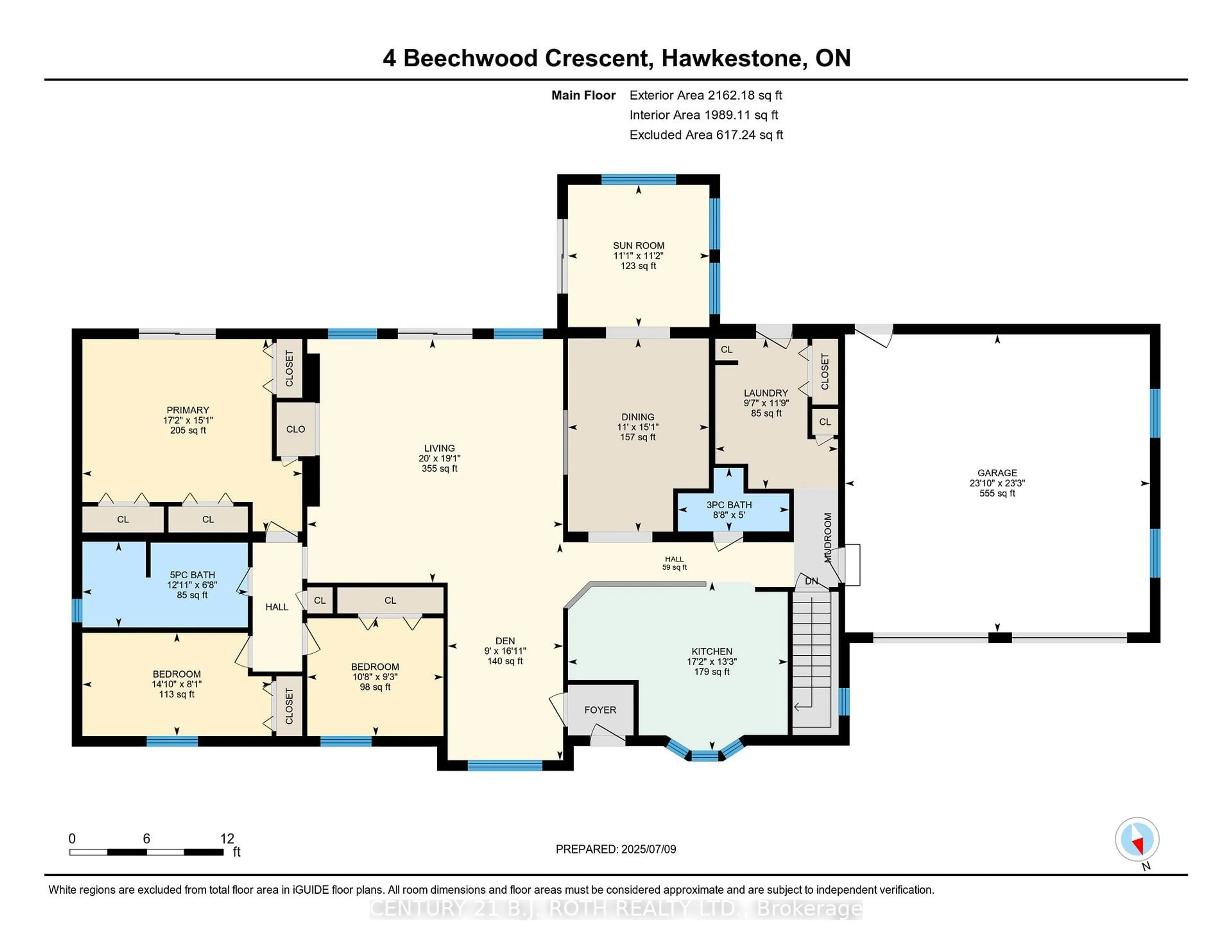Floor plan for 4 Beechwood Cres, Oro-Medonte Ontario L0L 1T0