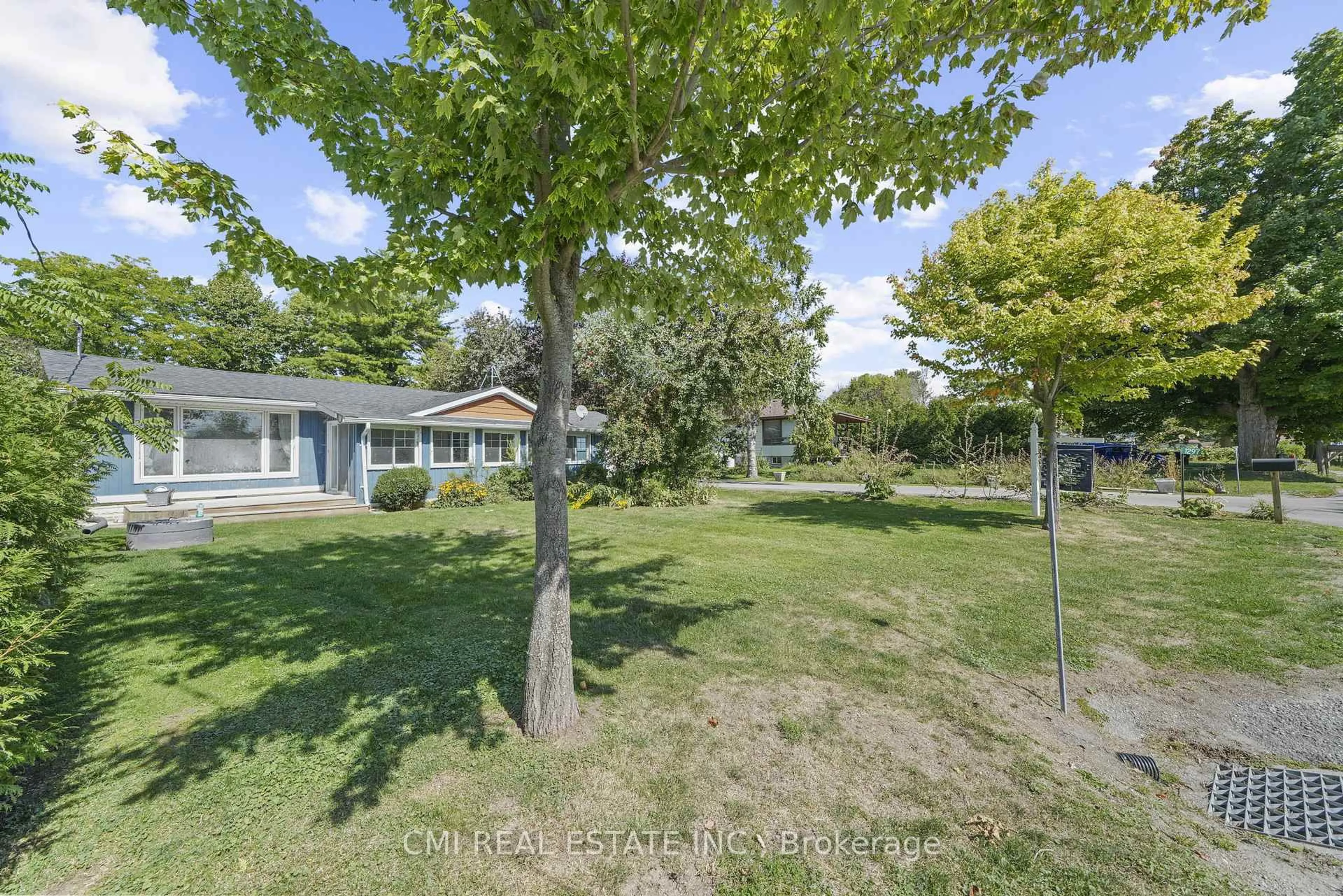 A pic from outside/outdoor area/front of a property/back of a property/a pic from drone, street for 1297 Ramara Rd 47 Rd, Ramara Ontario L0K 1B0