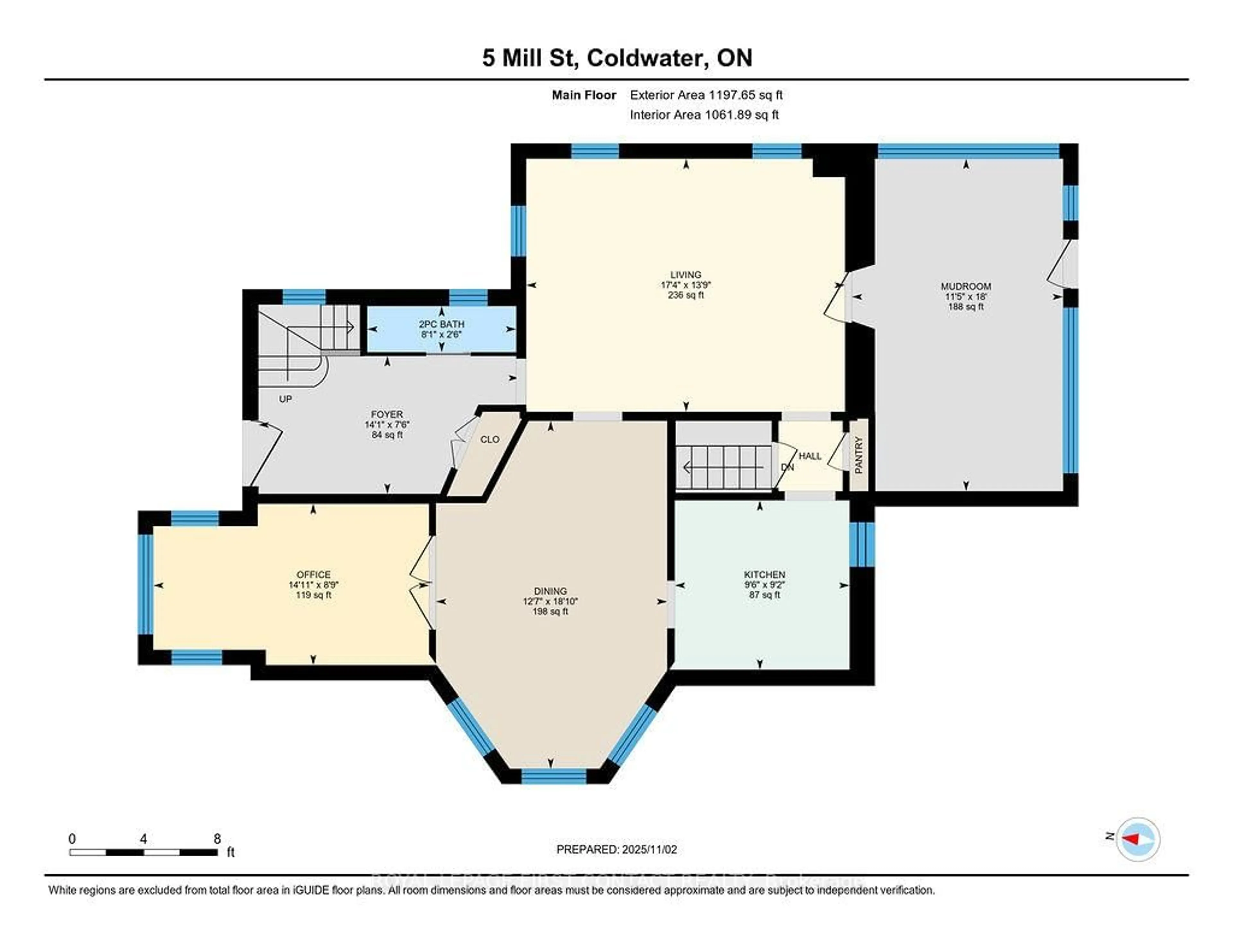 Floor plan for 5 Mill St, Severn Ontario L0K 1E0