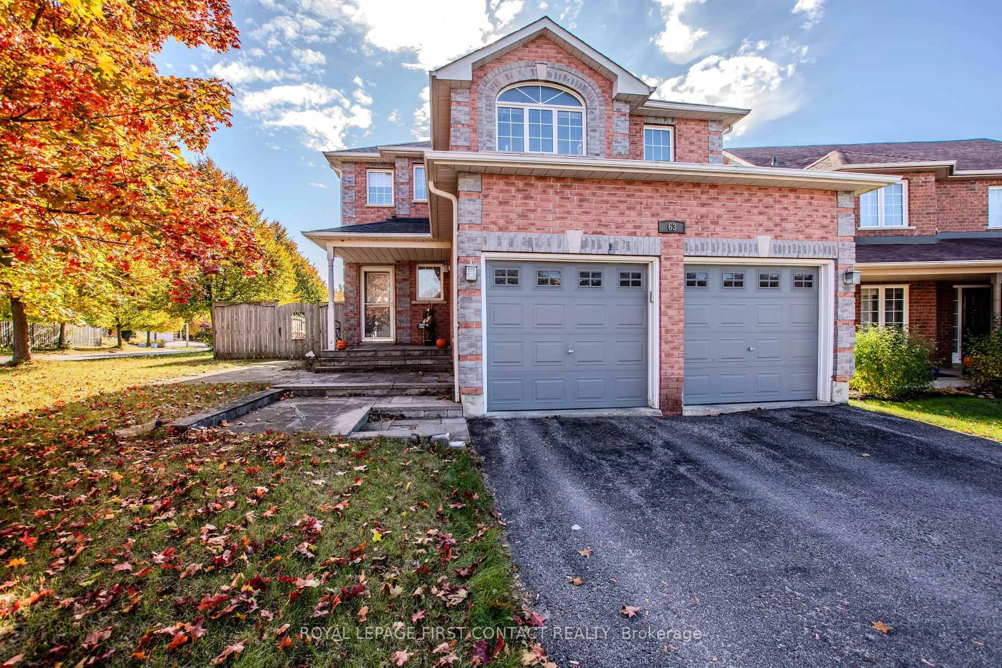 Home with brick exterior material, street for 63 Gore Dr, Barrie Ontario L4N 5R5