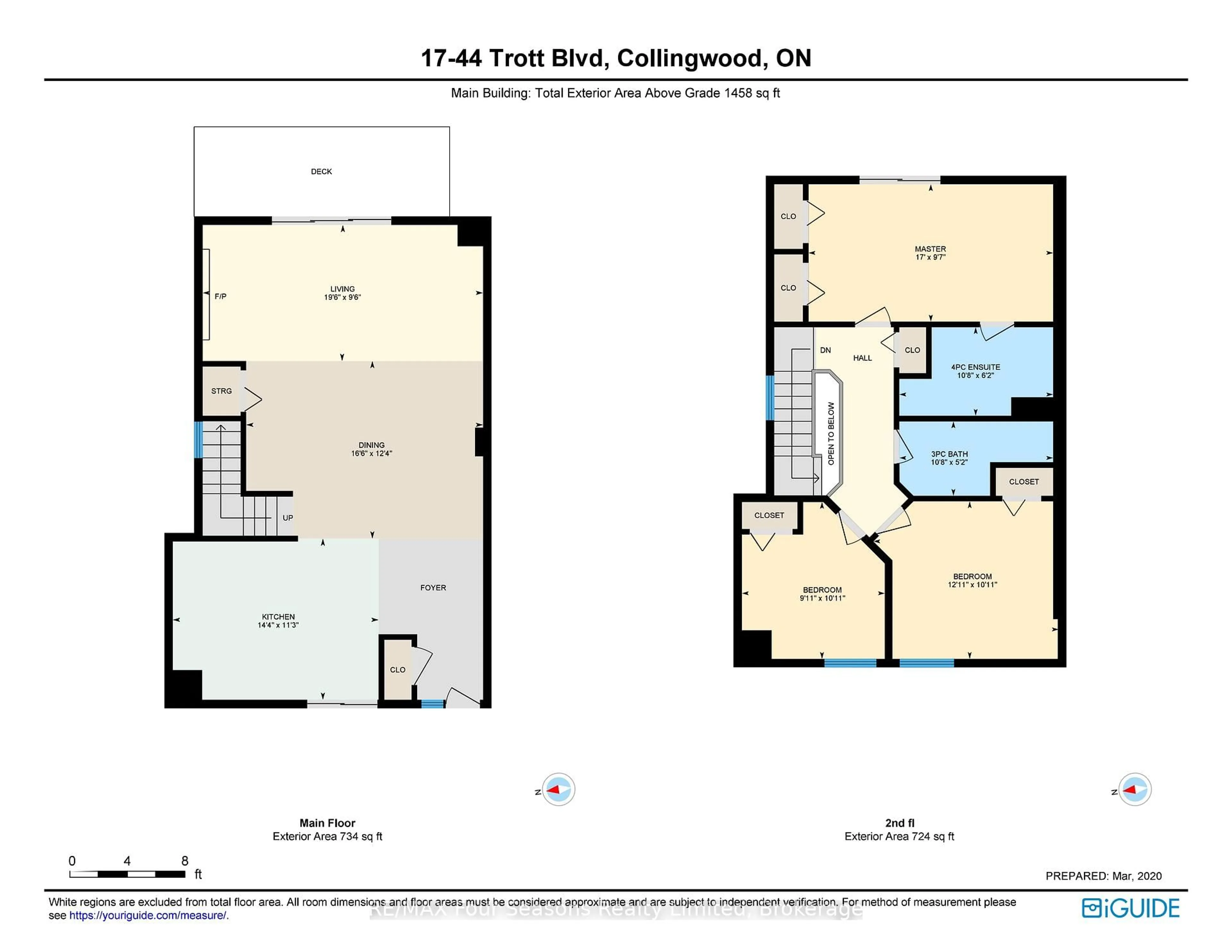 Floor plan for 44 Trott Blvd #17, Collingwood Ontario L9Y 5B7