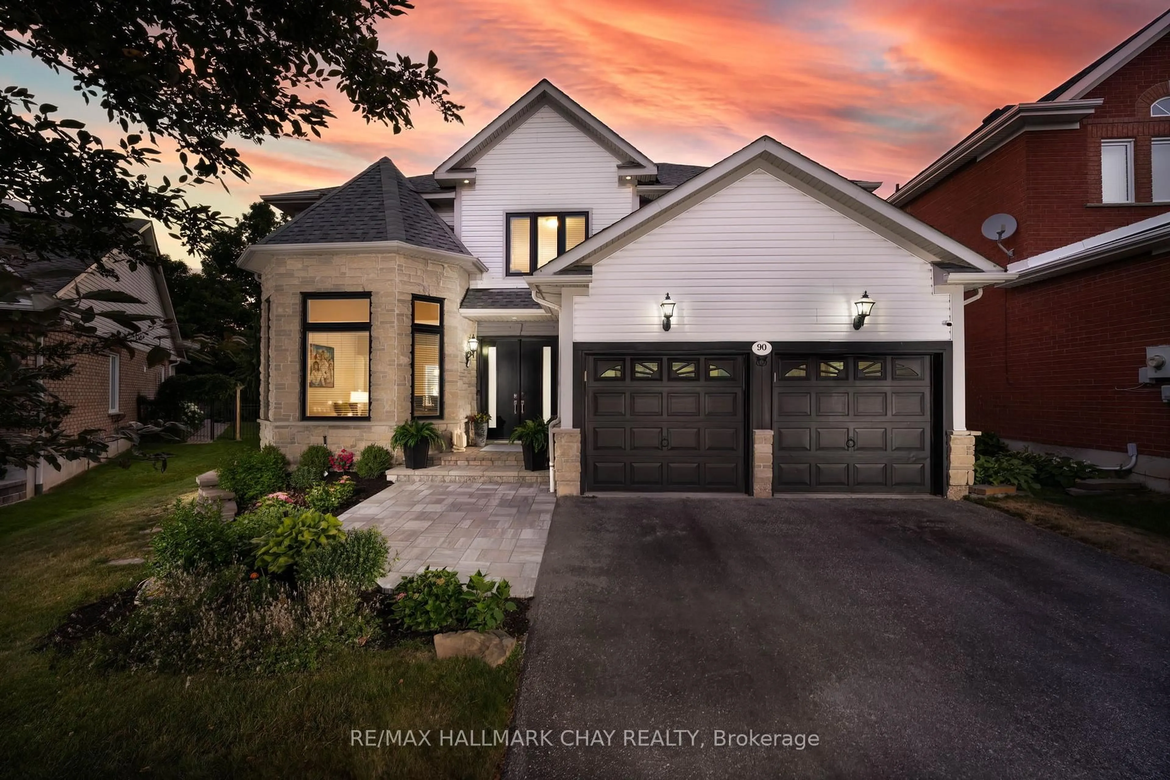 Home with brick exterior material, street for 90 BIRKHALL Pl, Barrie Ontario L4N 0K2