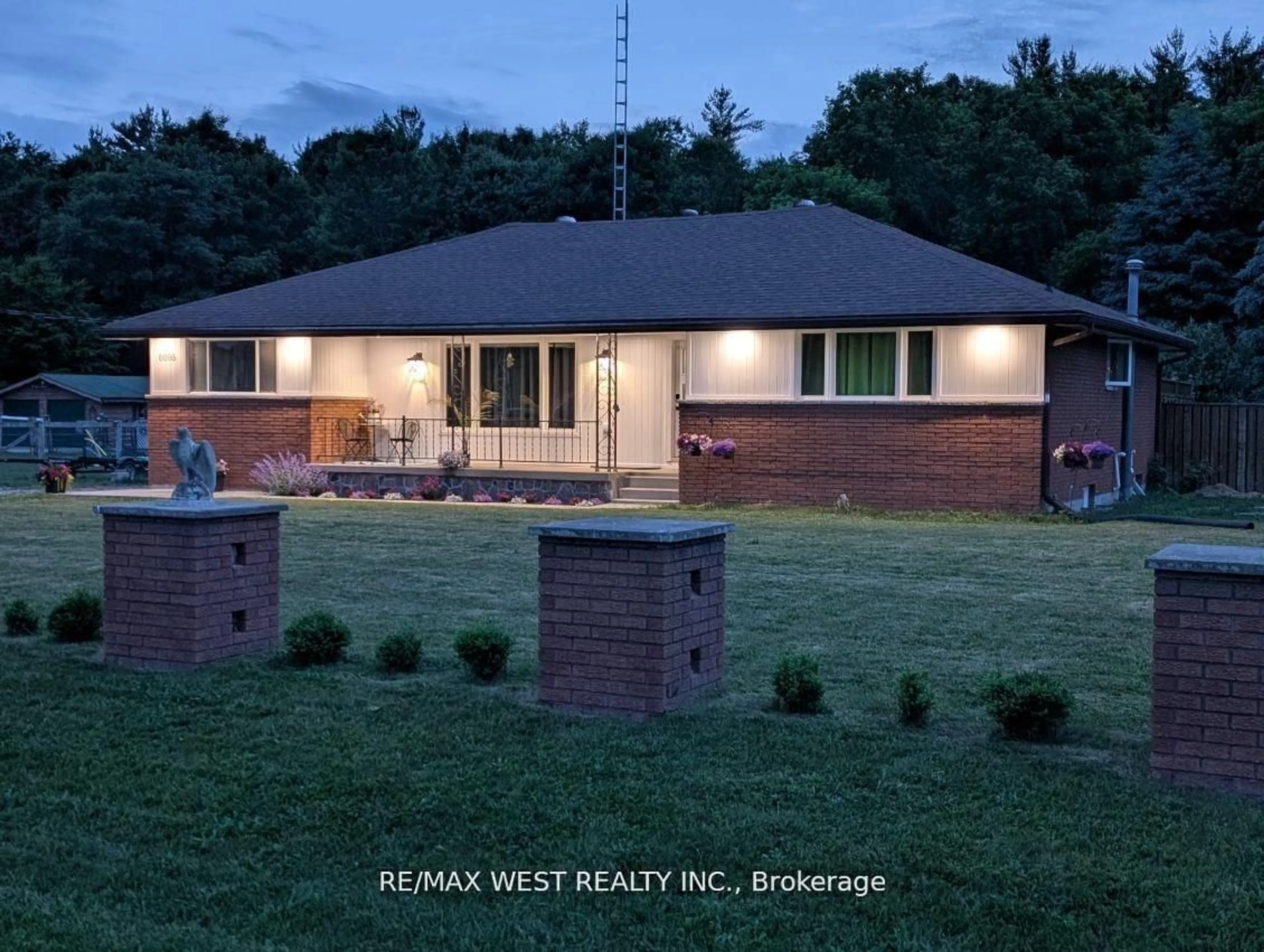 Home with brick exterior material, water/lake/river/ocean view for 6098 Vasey Rd, Springwater Ontario L0L 1P0