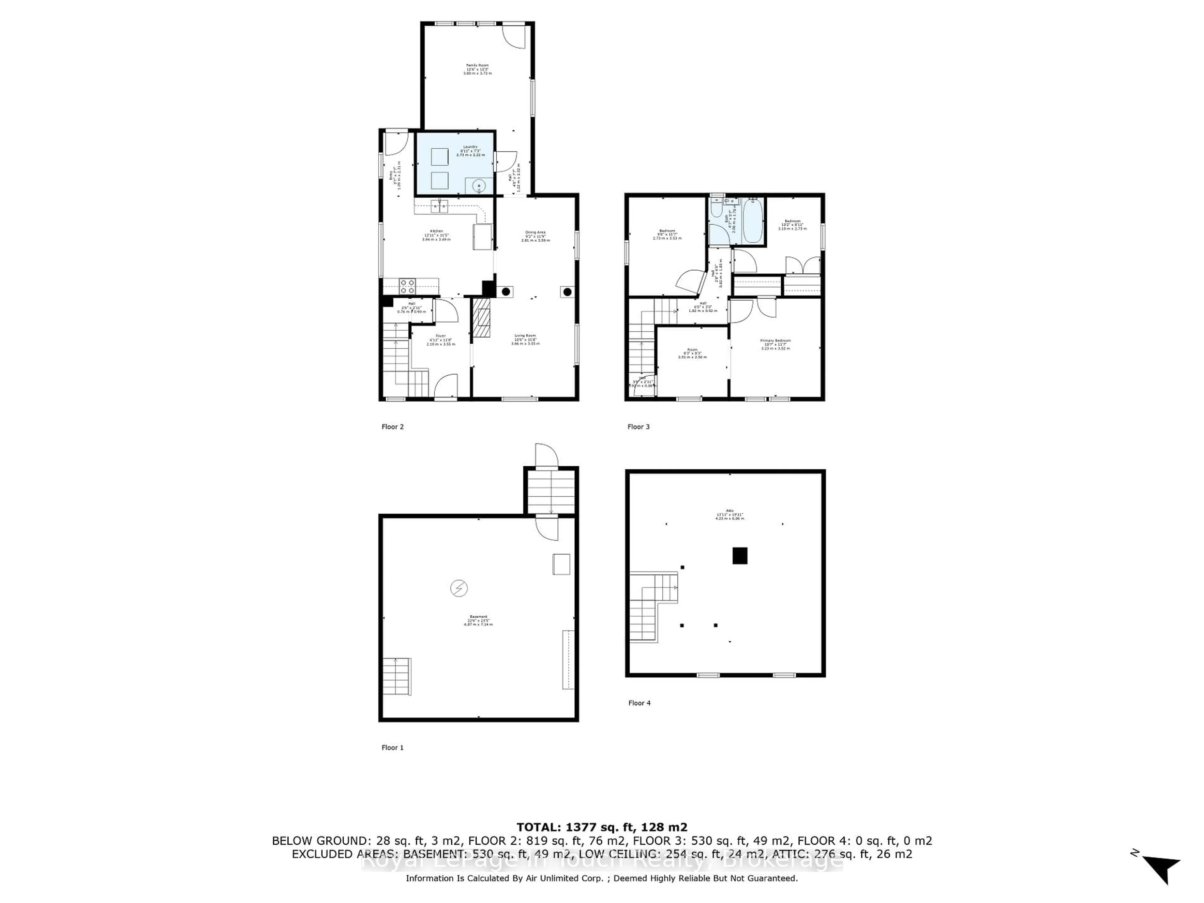 Floor plan for 431 Manly St, Midland Ontario L4R 3E6