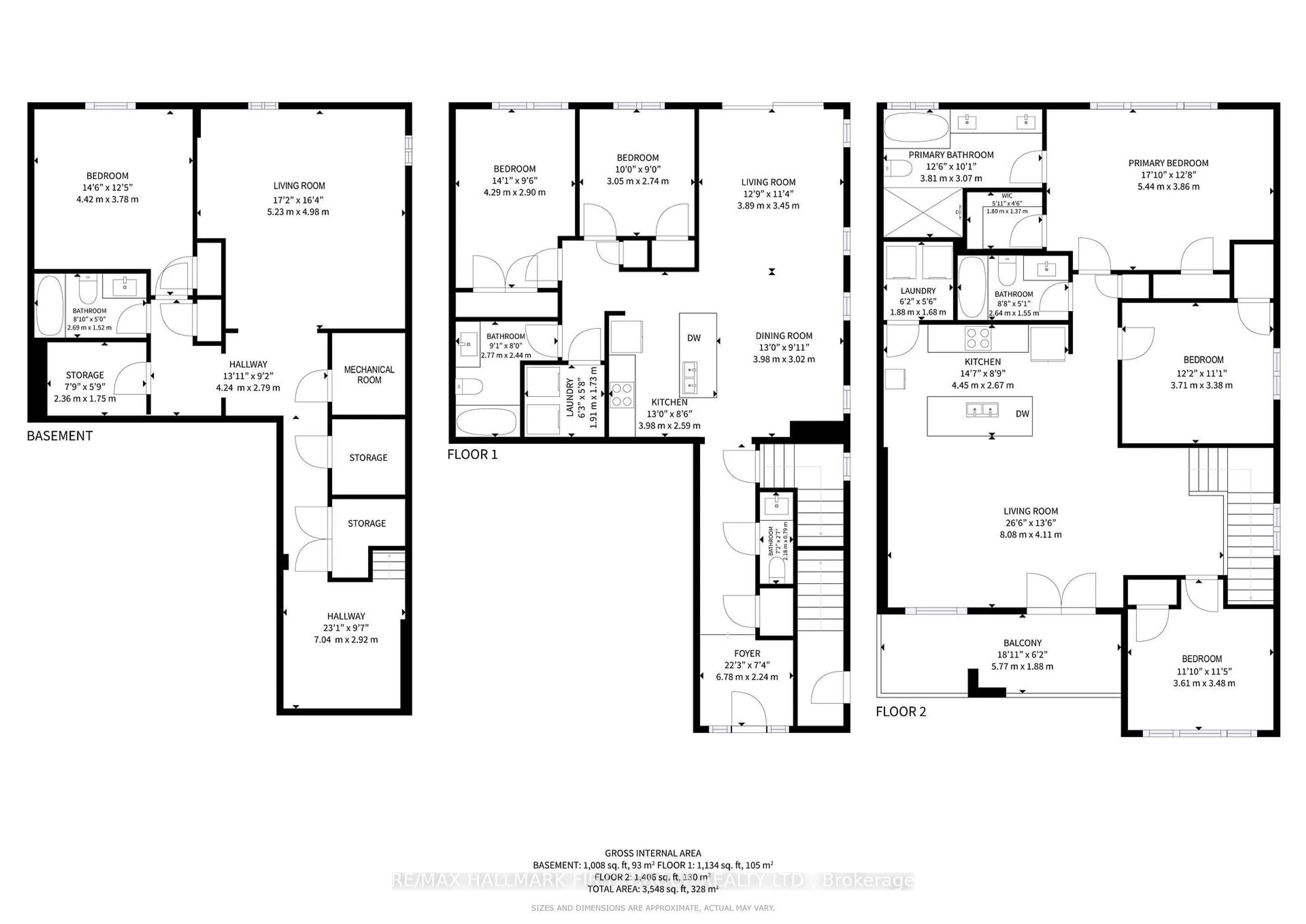 Floor plan for 18 Ludlow Dr, Barrie Ontario L9J 0L8
