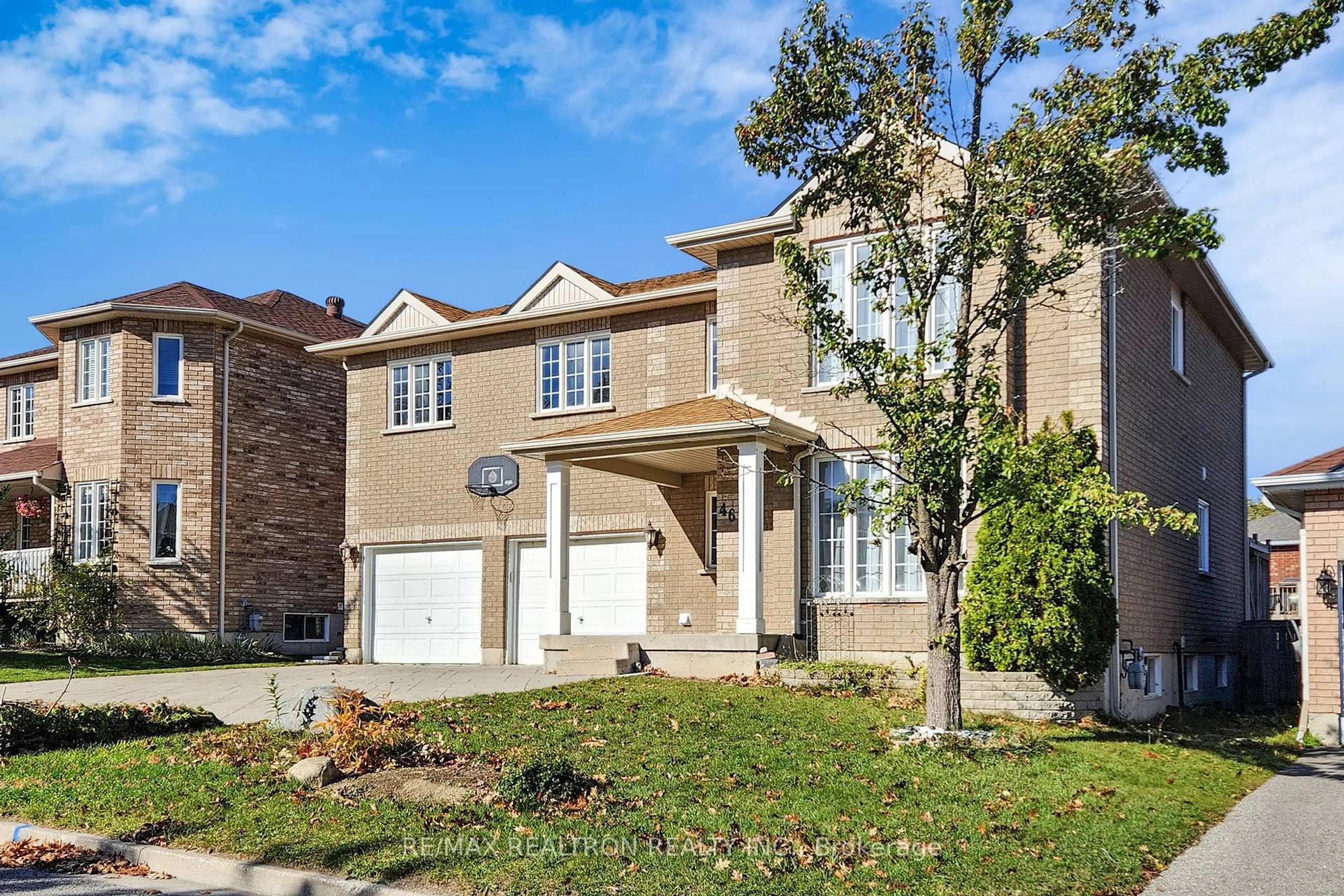 Home with brick exterior material, street for 46 Watson Dr, Barrie Ontario L4M 6W7