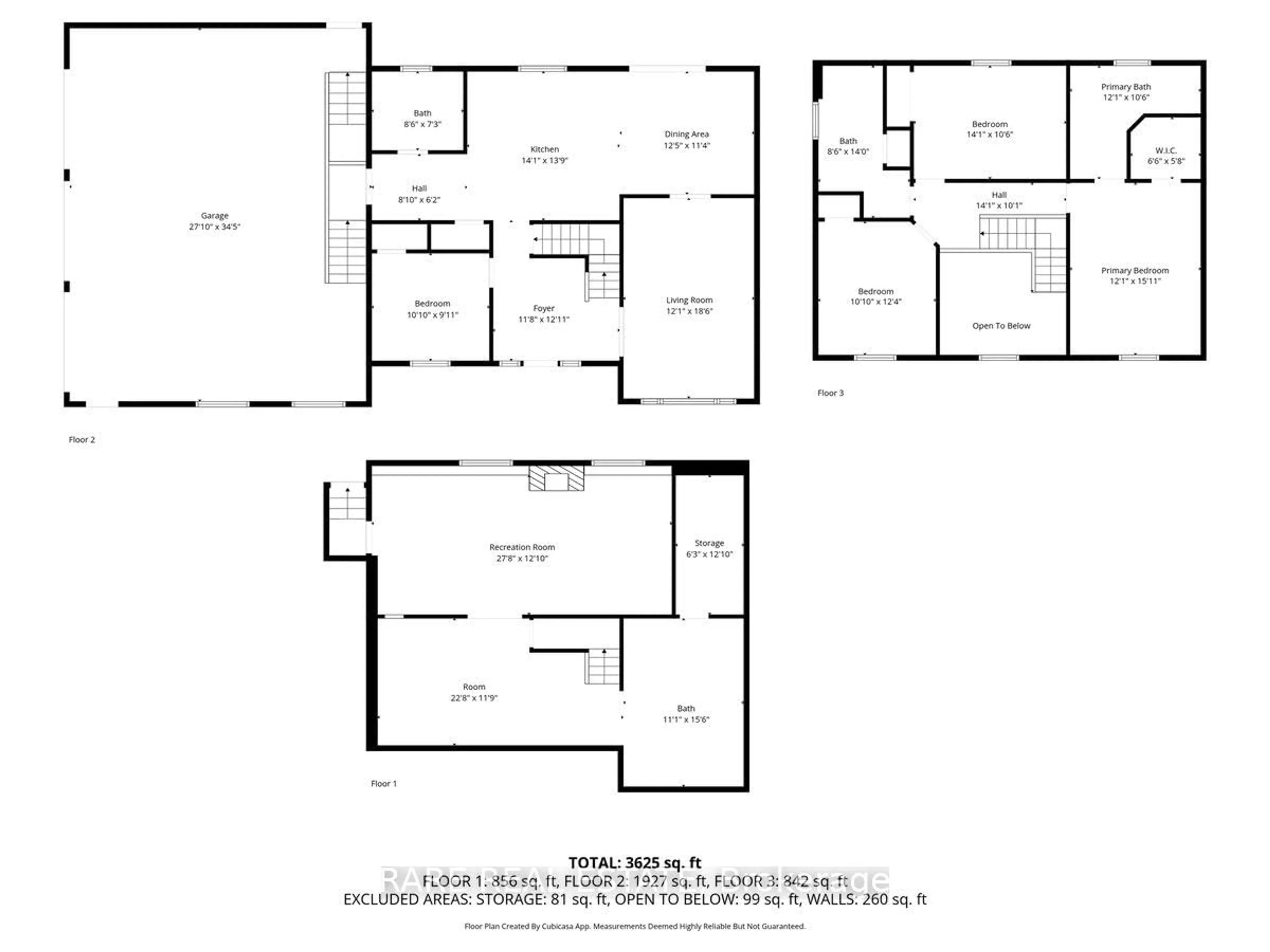 Floor plan for 14 Bronze Bird Cres, Clearview Ontario L0M 1N0