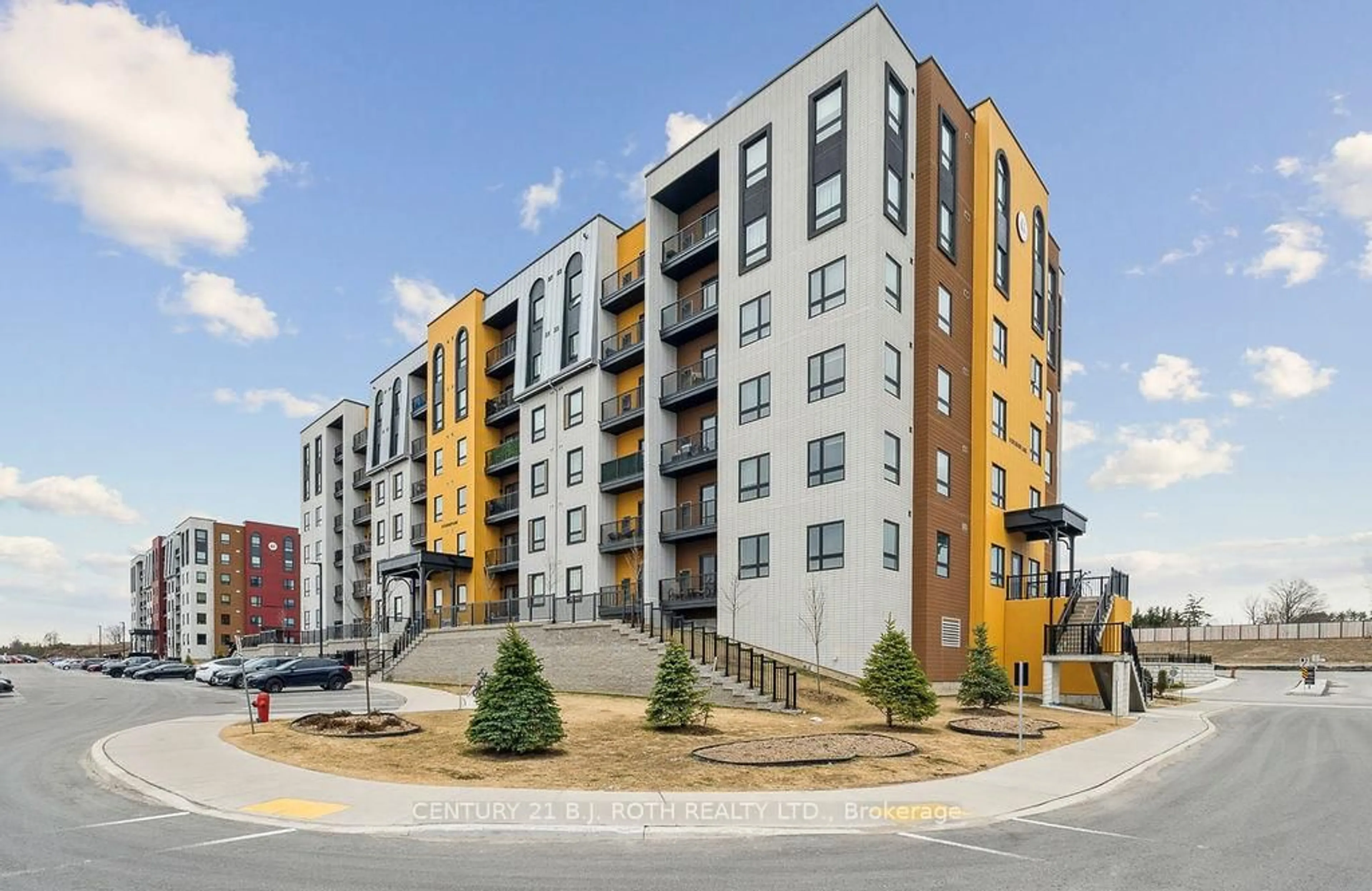 A pic from outside/outdoor area/front of a property/back of a property/a pic from drone, street for 8 Culinary Lane #502, Barrie Ontario L9J 0T2