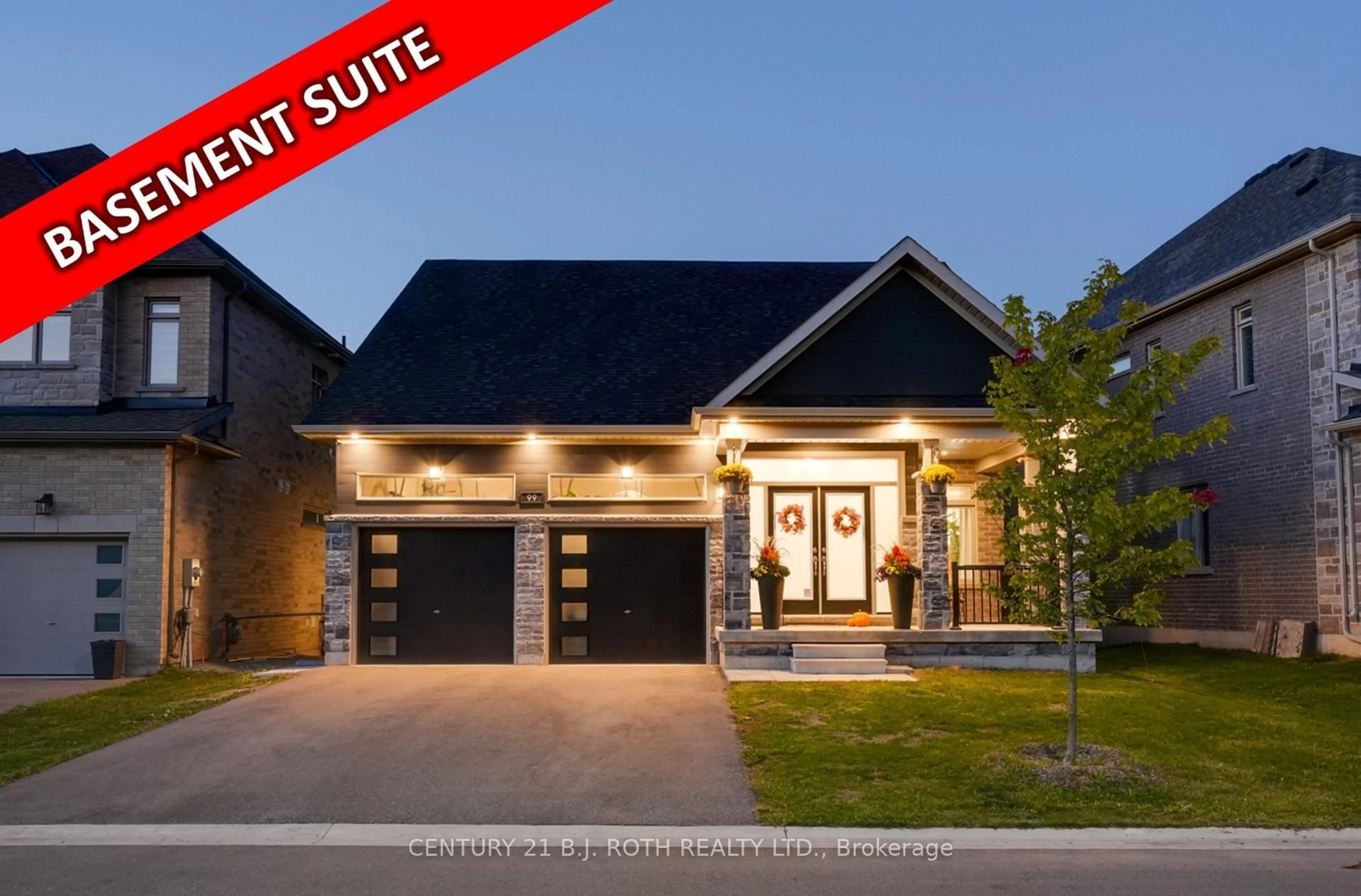 Home with brick exterior material, street for 99 FRANKLIN Tr, Barrie Ontario L9J 0J1