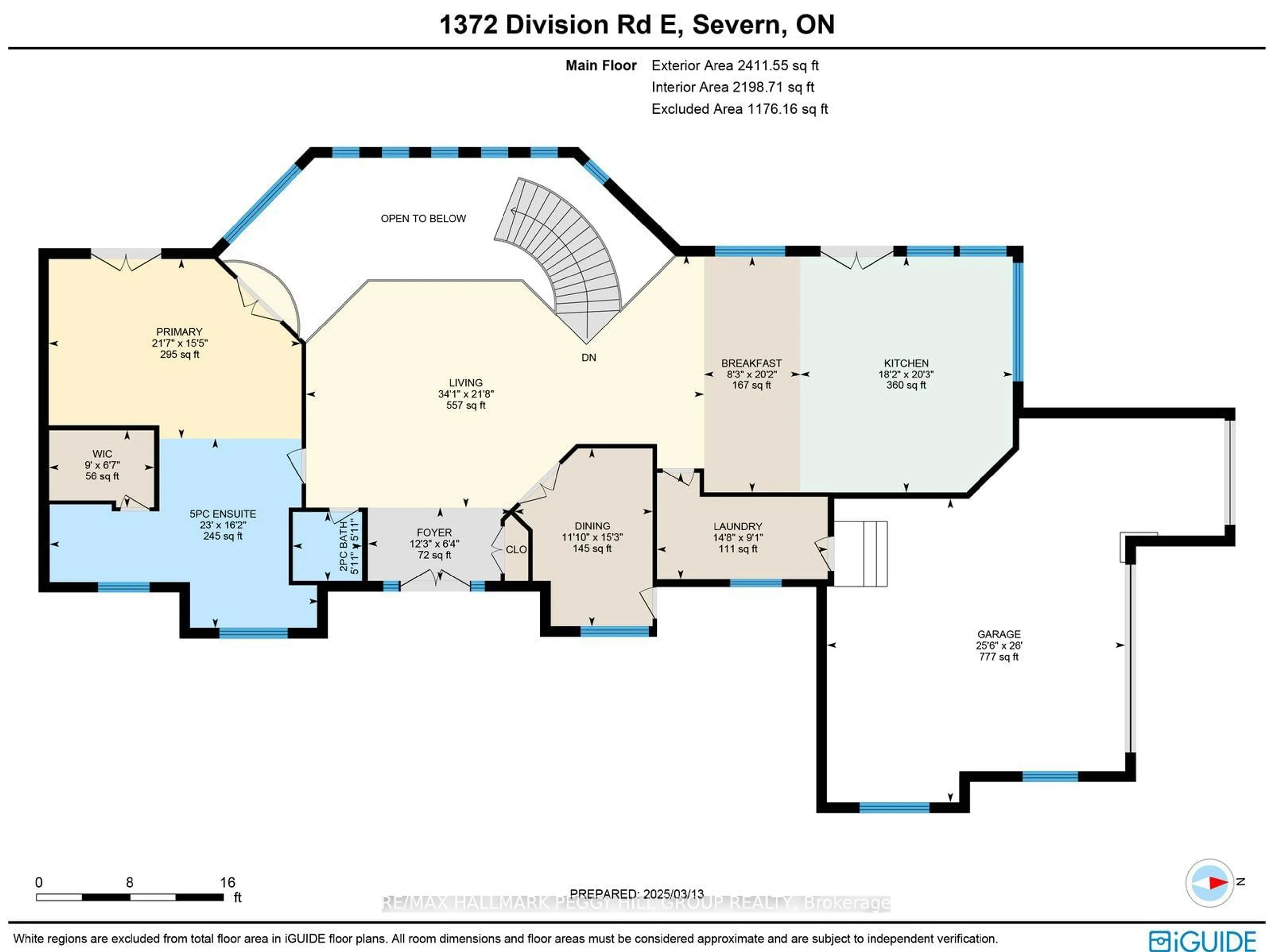 Floor plan for 1372 Division Rd, Severn Ontario L3V 0X8