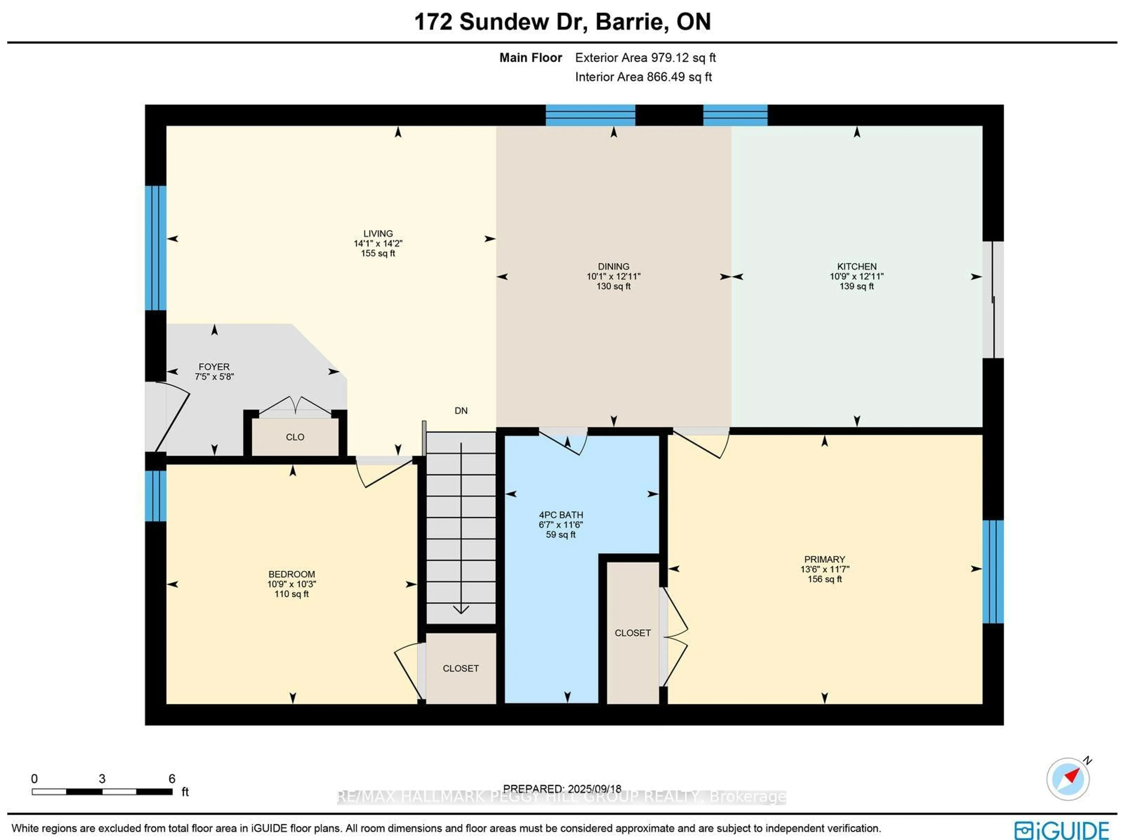 Floor plan for 172 Sundew Dr, Barrie Ontario L4N 9M9