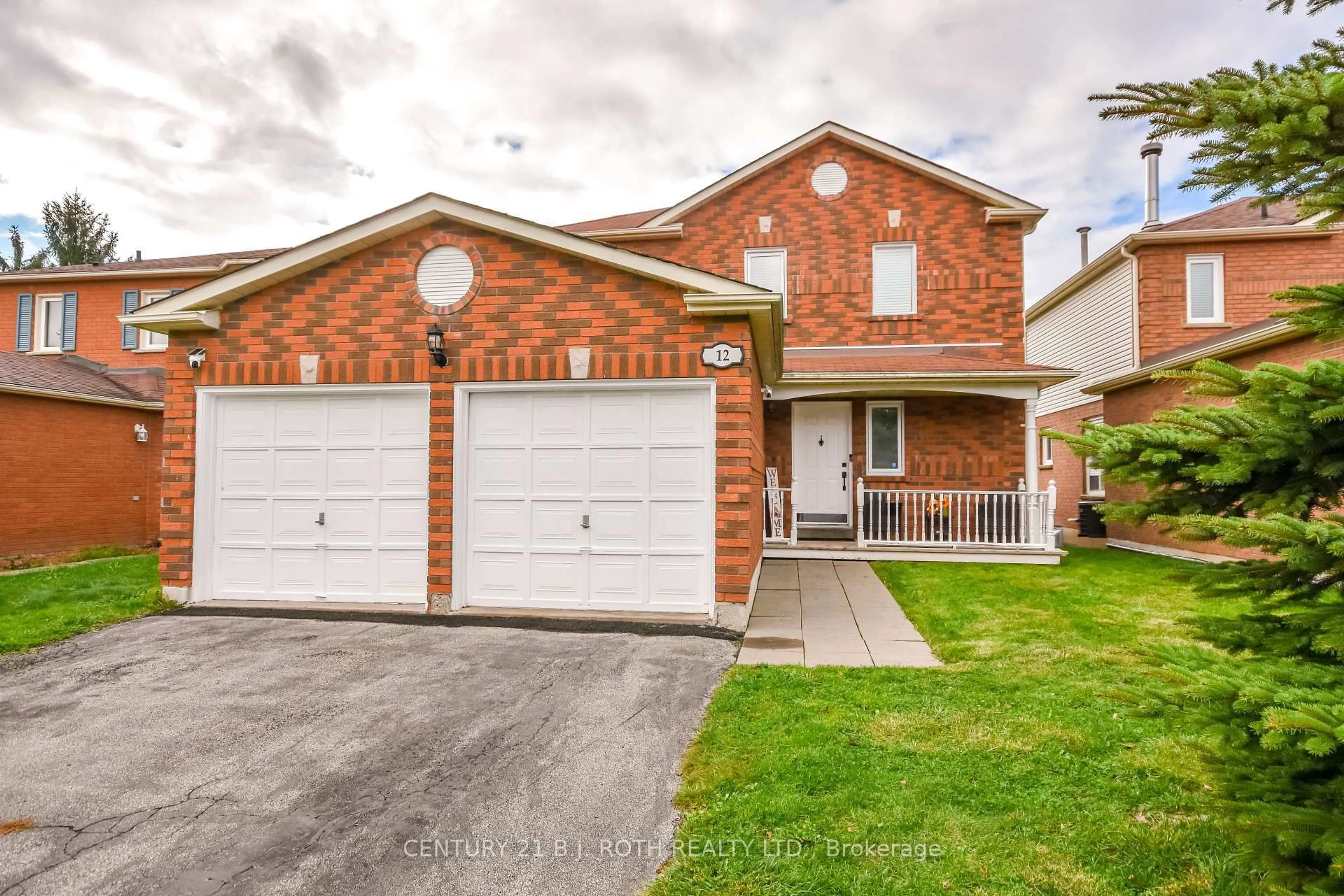 Home with brick exterior material, street for 12 BURKE Dr, Barrie Ontario L4N 7J3