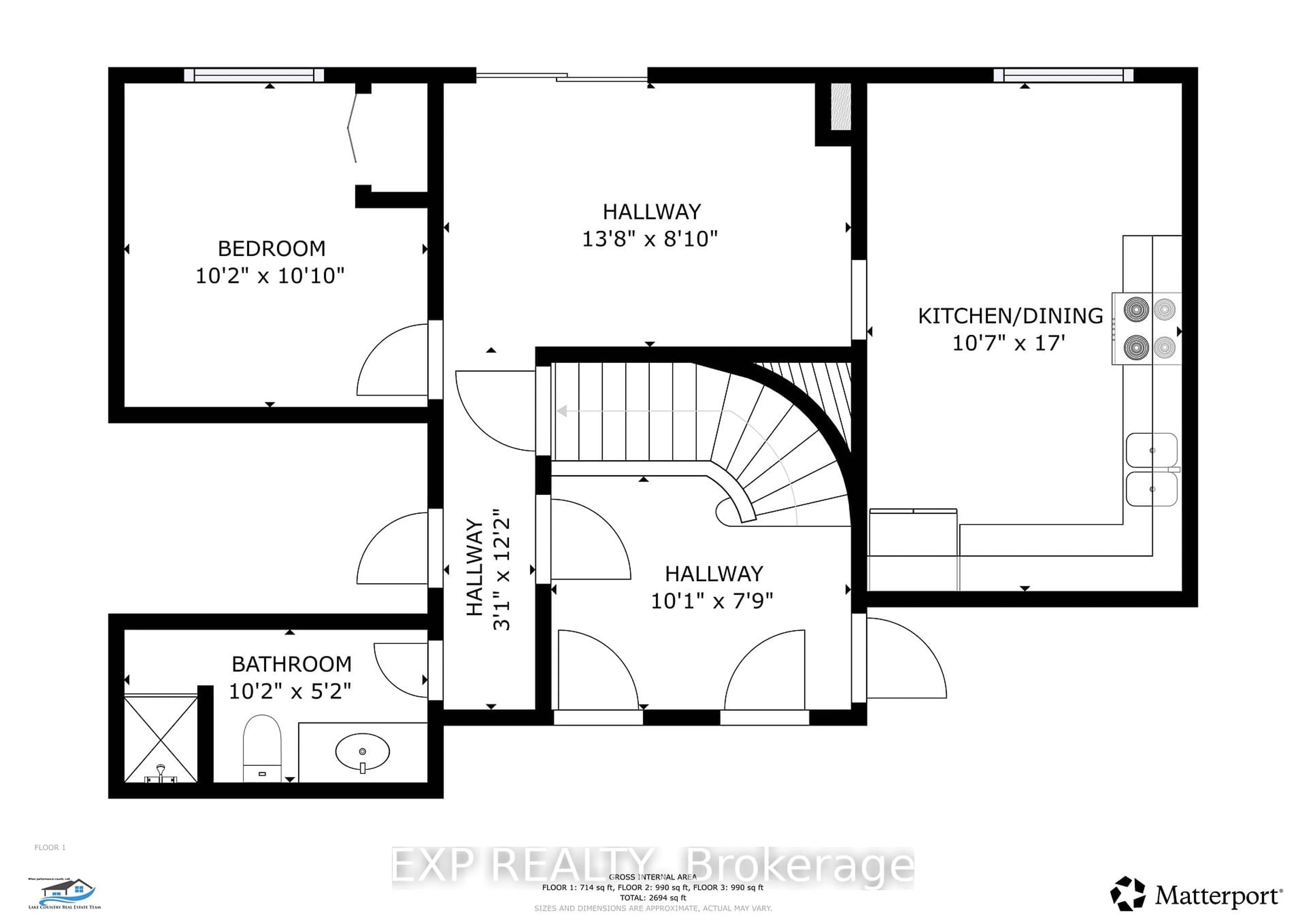 Floor plan for 4 Trillium Cres, Barrie Ontario L4N 5P5