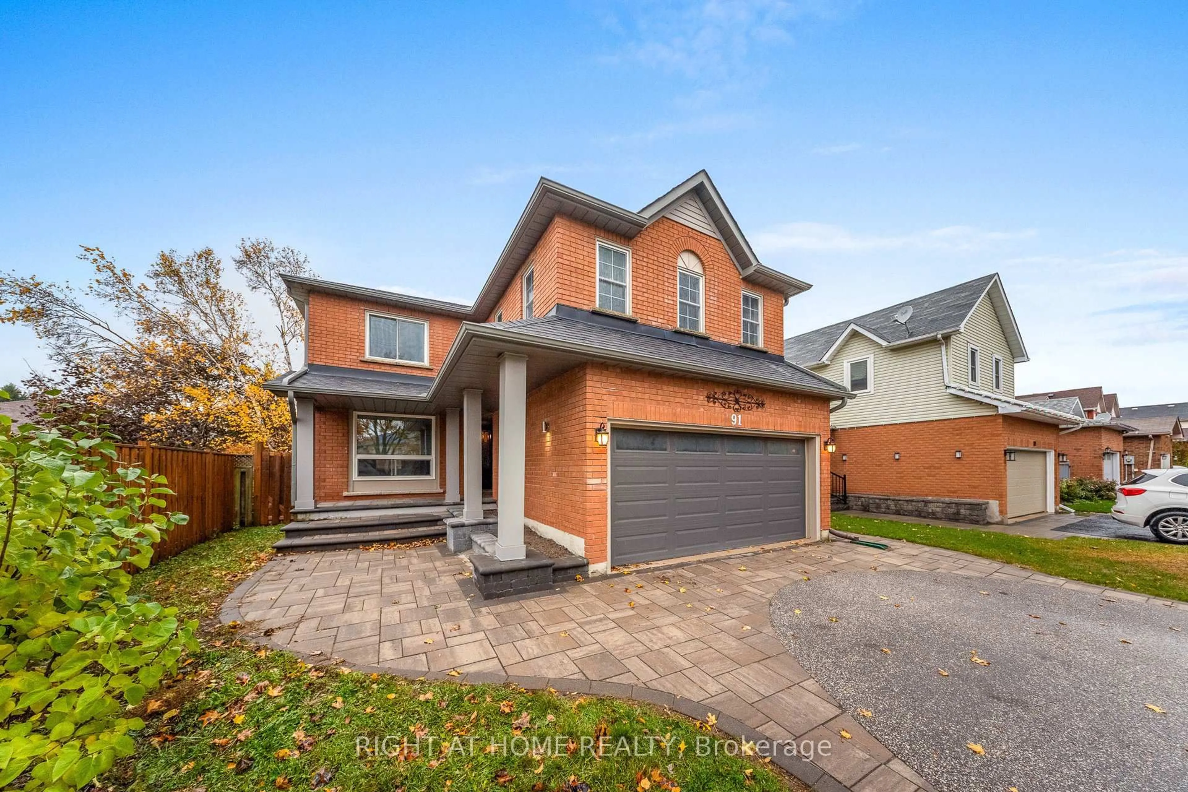 Home with brick exterior material, street for 91 O'shaughnessy Cres, Barrie Ontario L4N 7L9