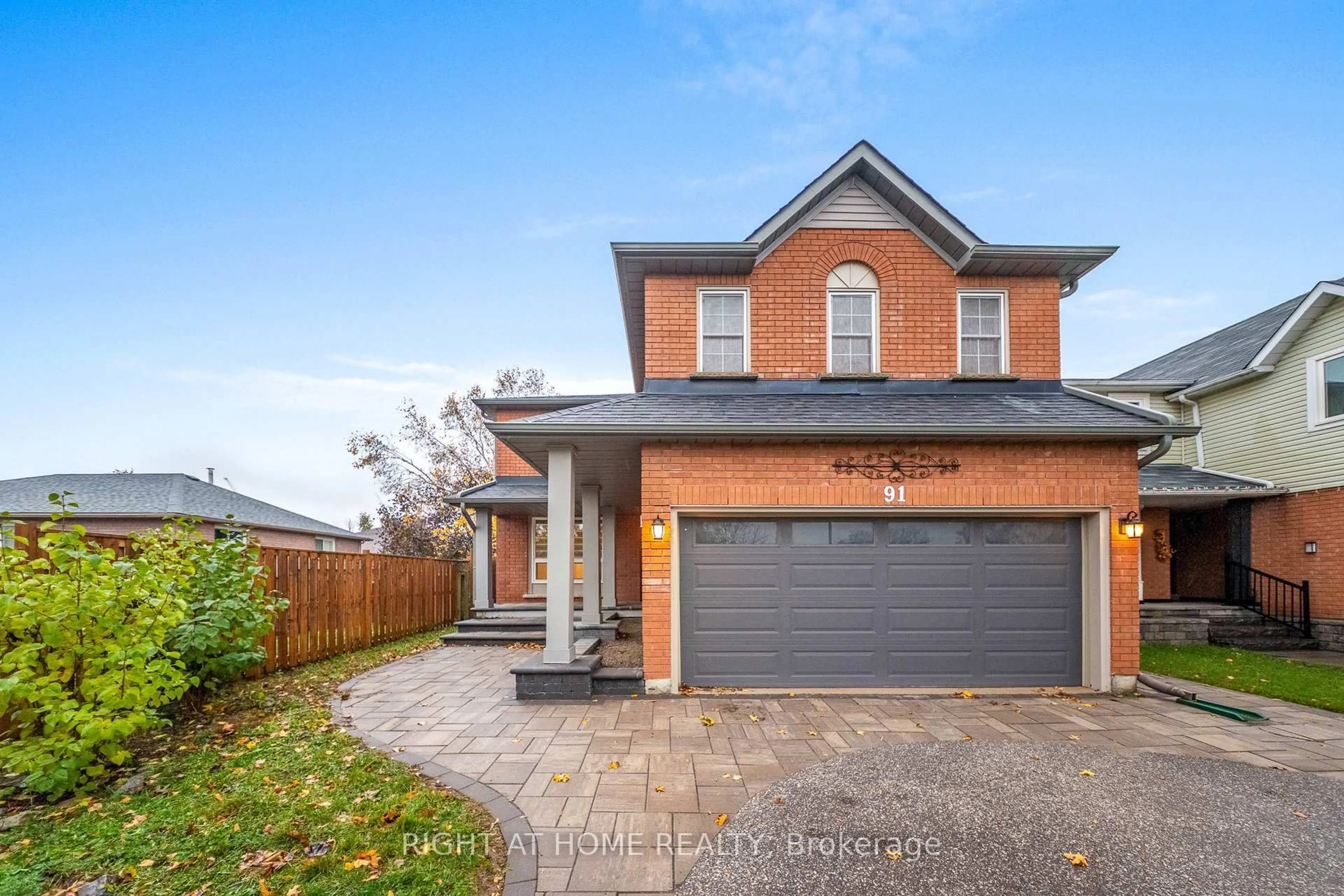 Home with brick exterior material, street for 91 O'shaughnessy Cres, Barrie Ontario L4N 7L9