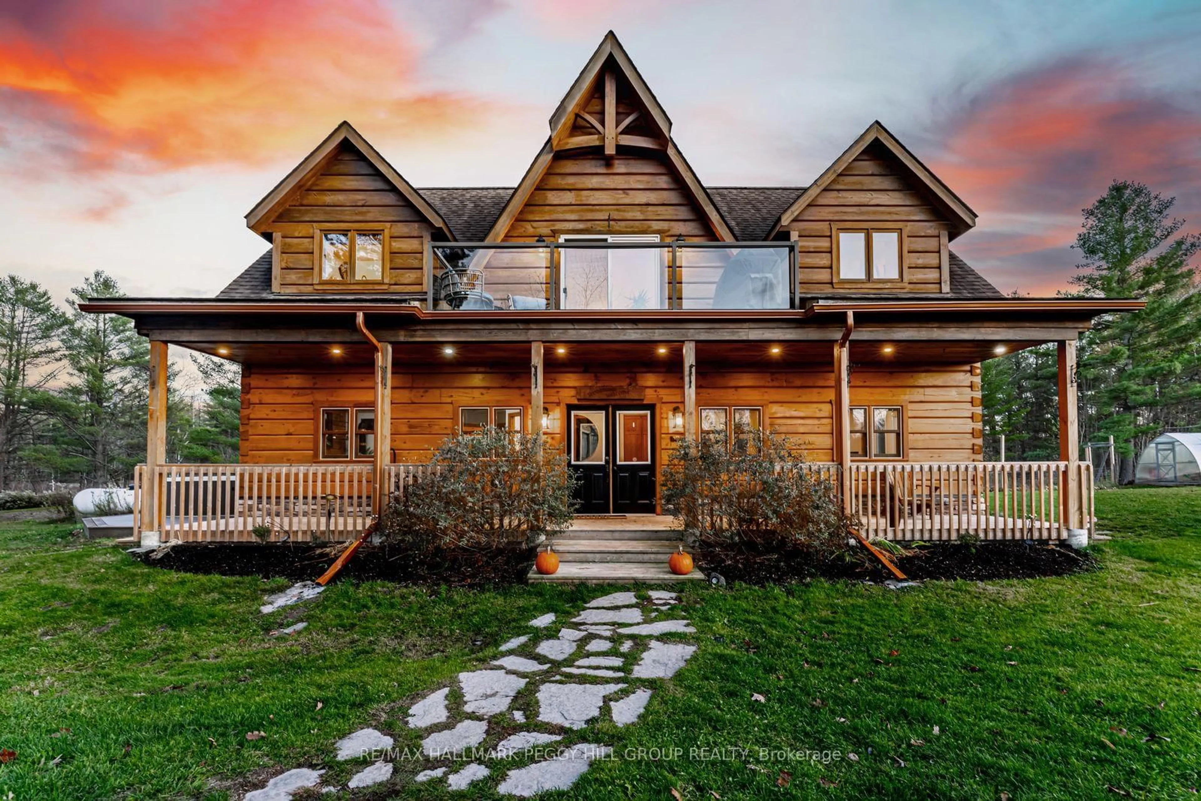 Home with brick exterior material, mountain view for 2504 Fairgrounds Rd, Ramara Ontario L0K 2B0