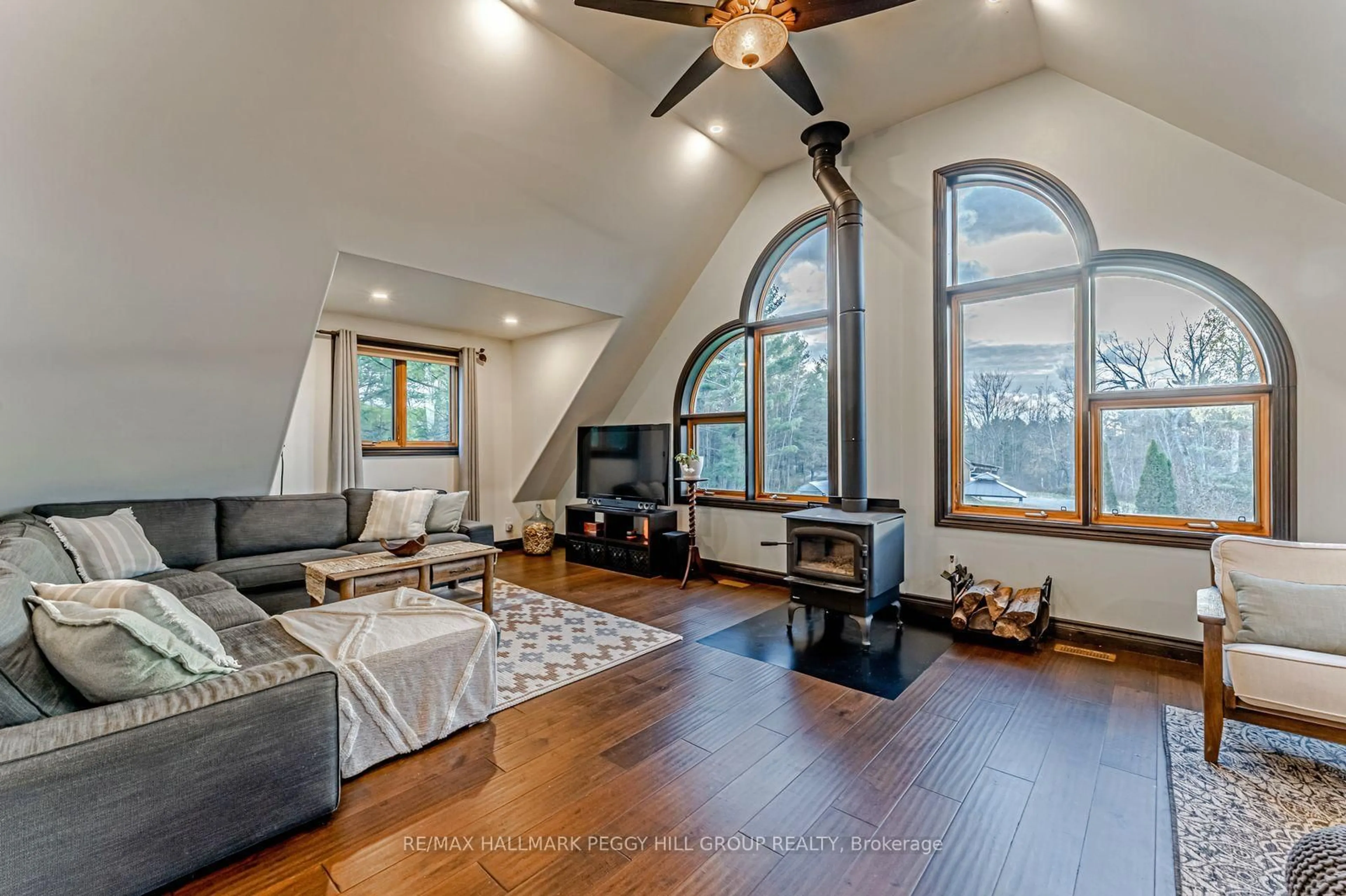 Living room with furniture, unknown for 2504 Fairgrounds Rd, Ramara Ontario L0K 2B0