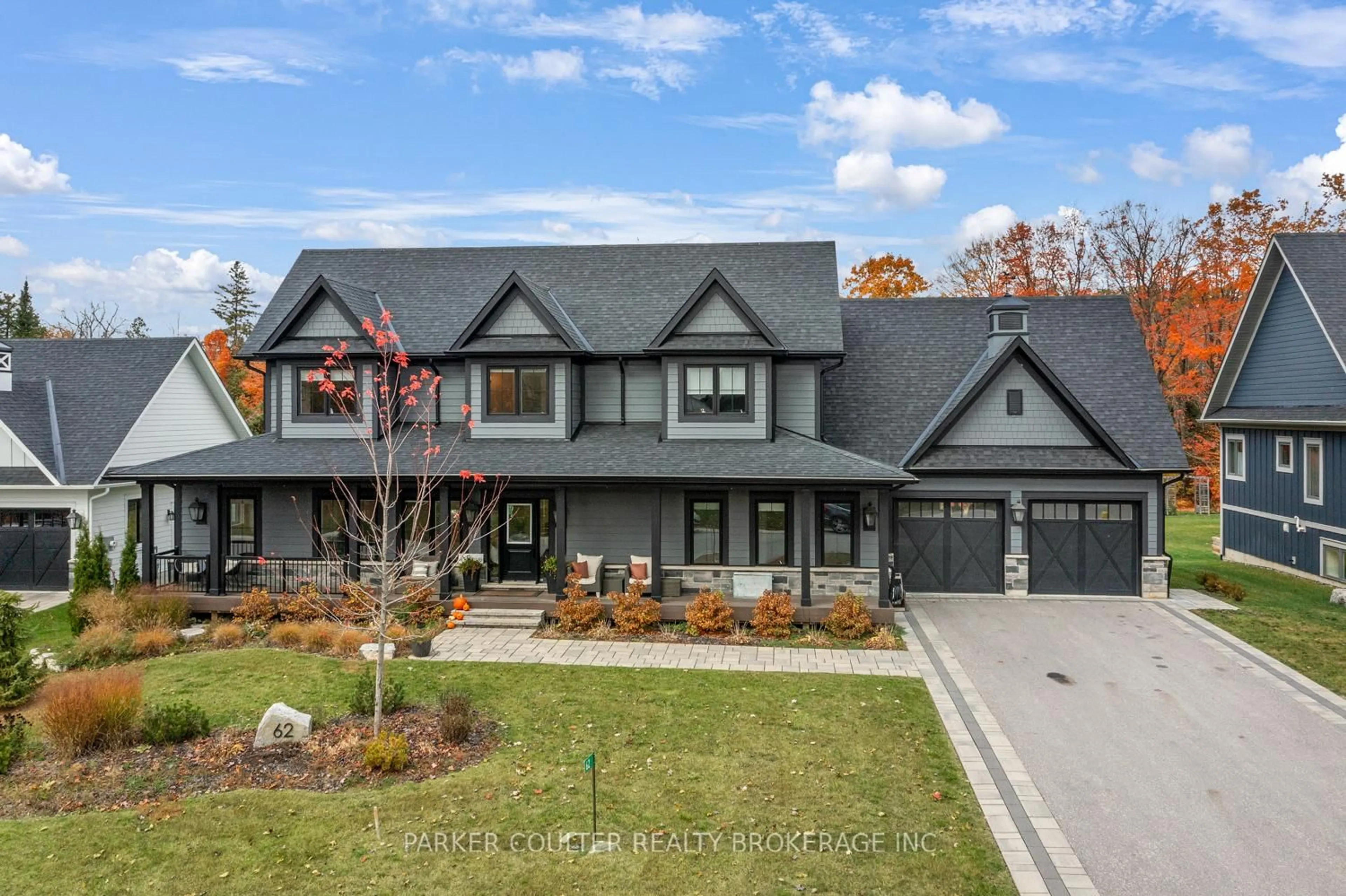 Home with brick exterior material, mountain view for 62 Thoroughbred Dr, Oro-Medonte Ontario L0K 1E0