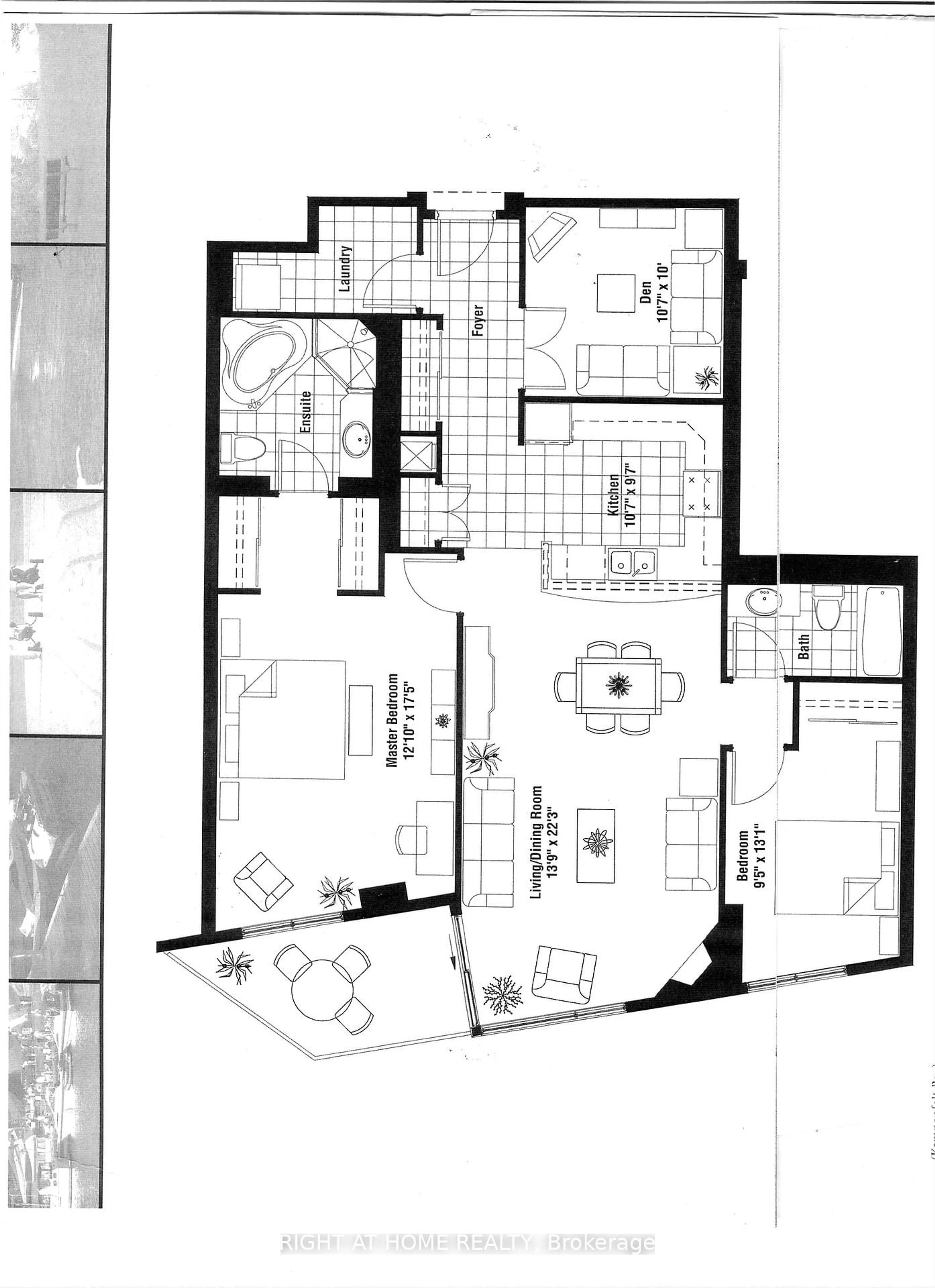 Floor plan for 6 Toronto St #409, Barrie Ontario L4N 9R2