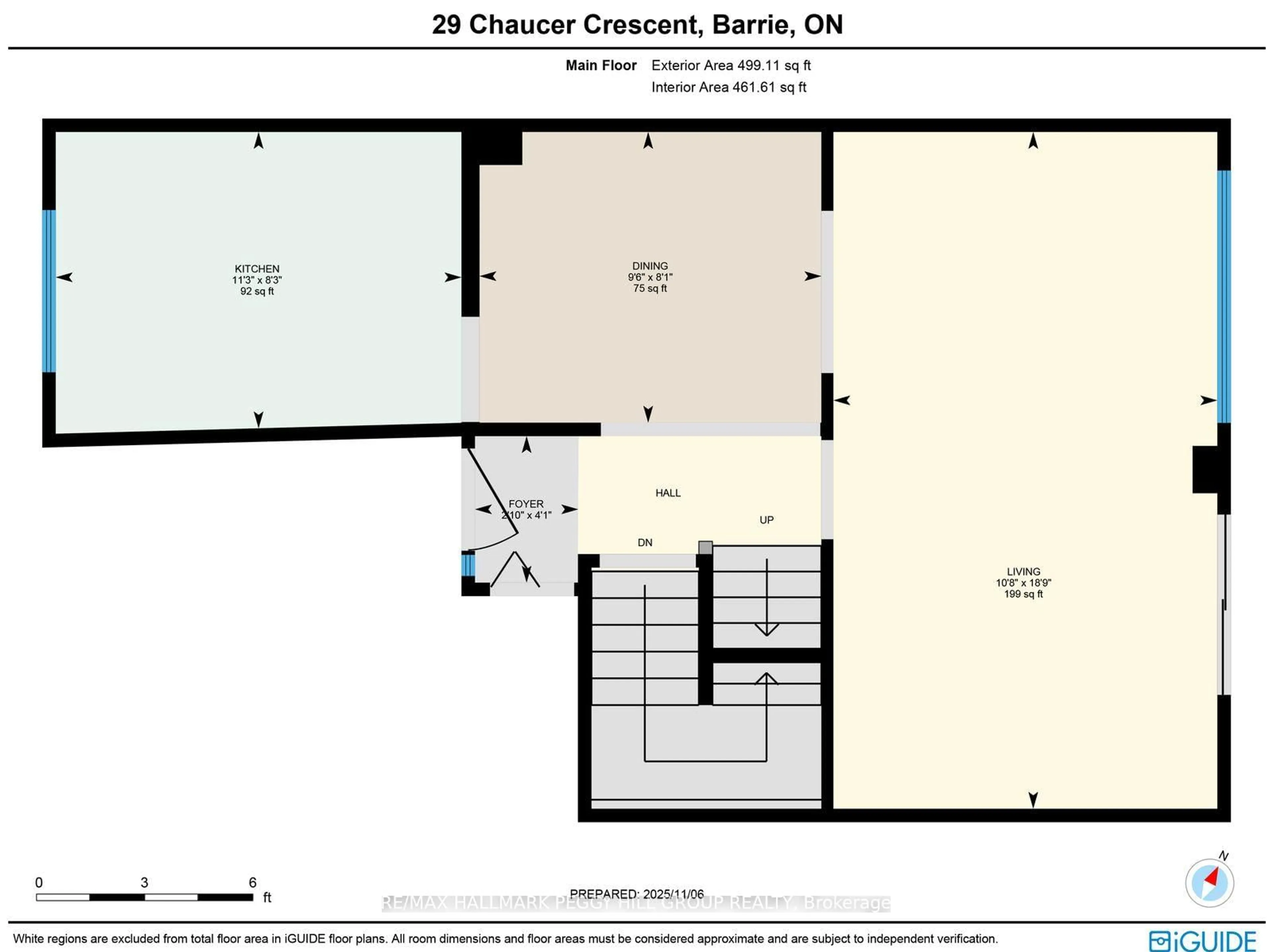 Floor plan for 29 Chaucer Cres, Barrie Ontario L4N 4T8