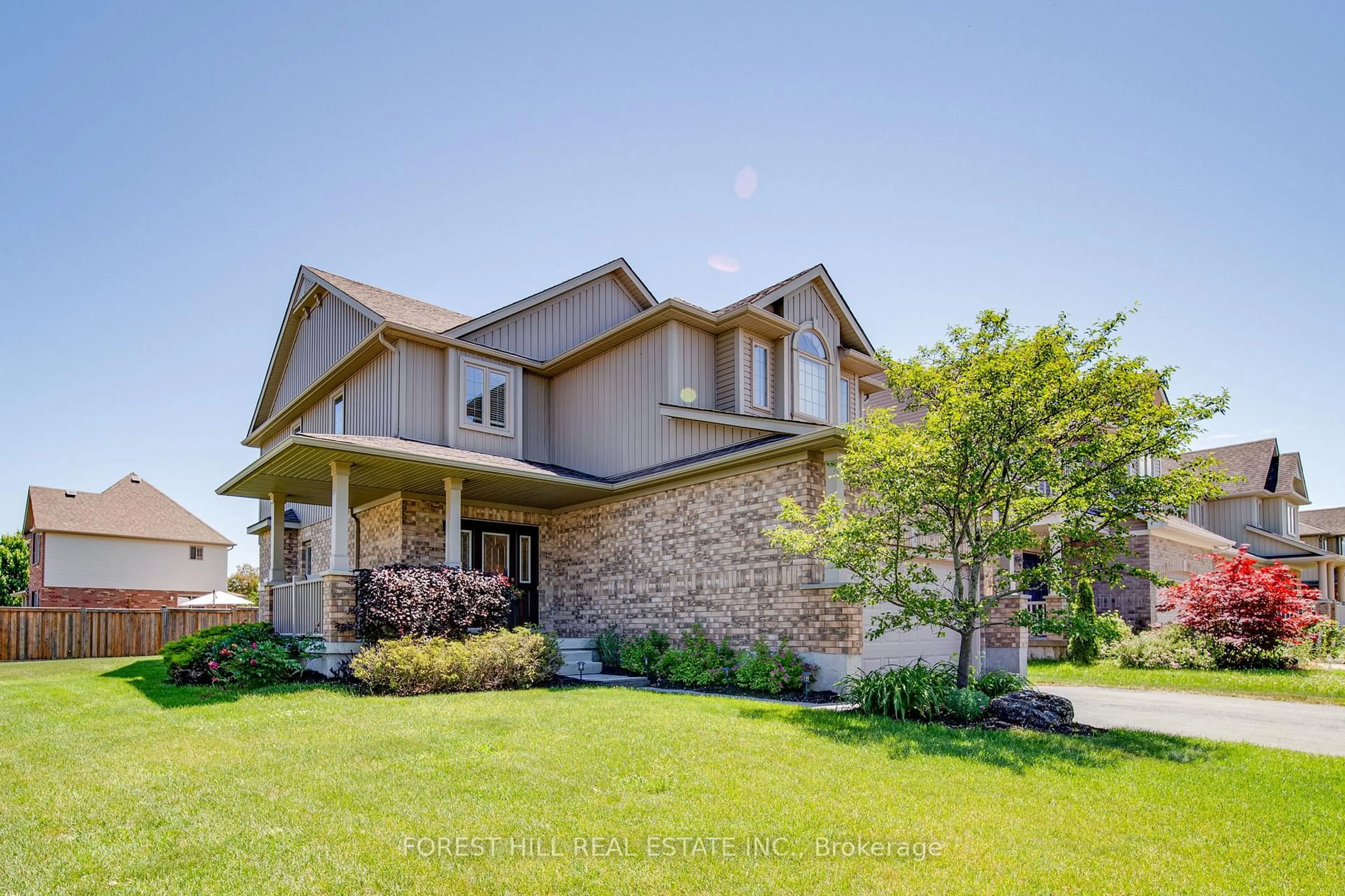 Home with brick exterior material, street for 54 Chamberlain Cres, Collingwood Ontario L9Y 0C9