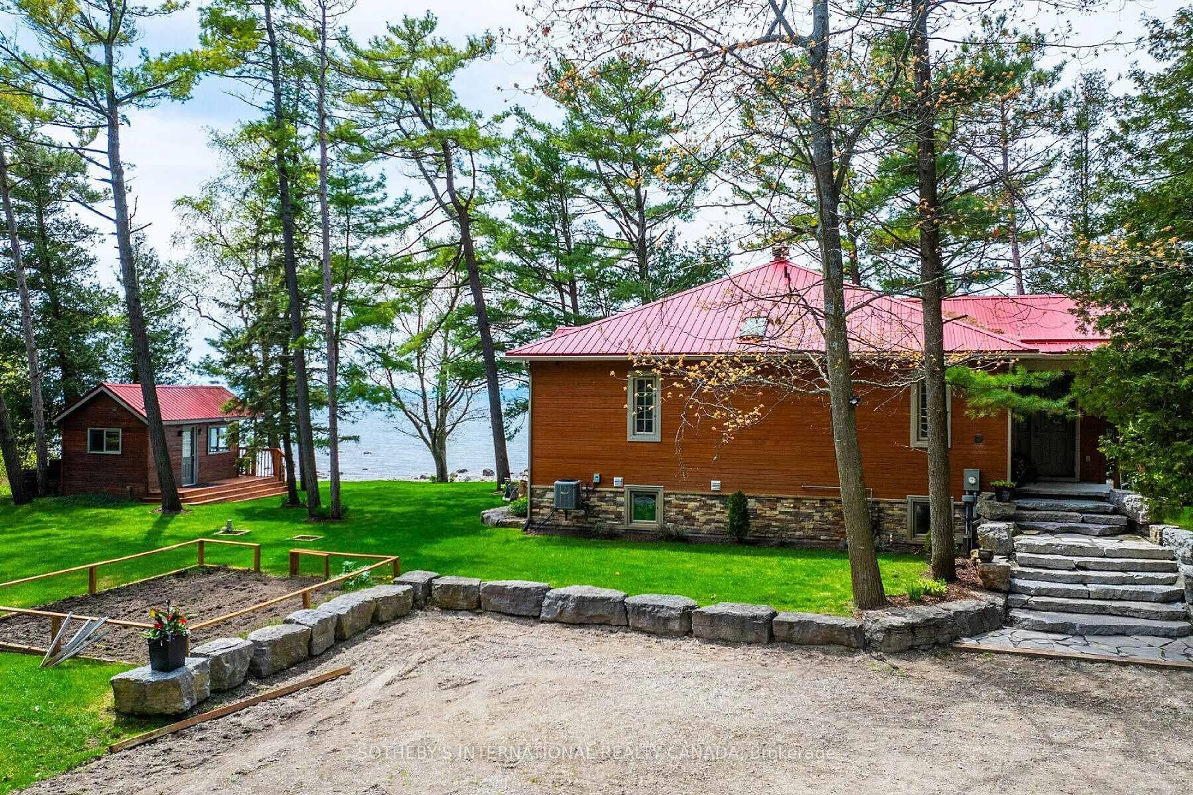 Patio, water/lake/river/ocean view for 9 Monica Rd, Tiny Ontario L0L 1P1