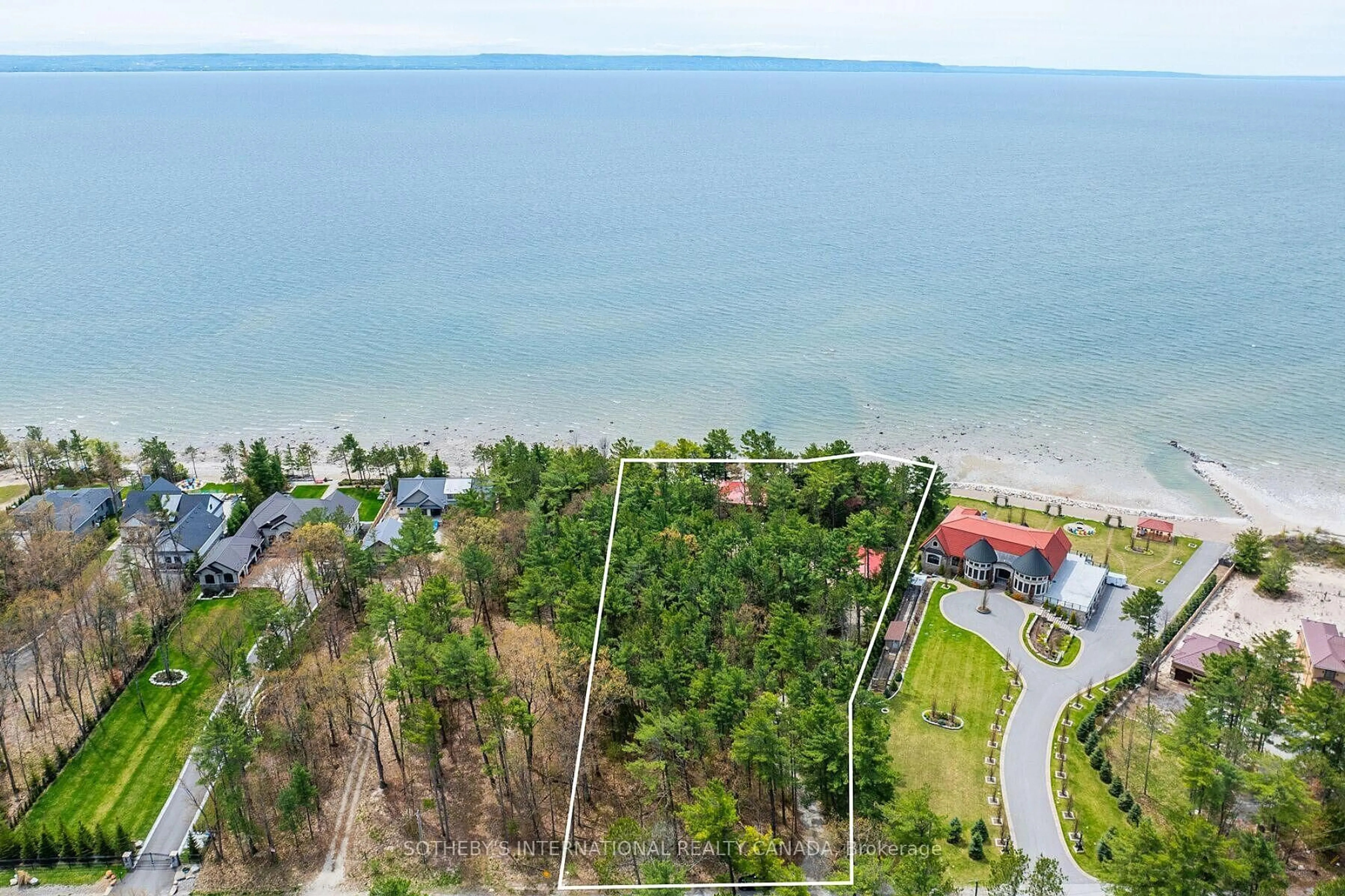 A pic from outside/outdoor area/front of a property/back of a property/a pic from drone, water/lake/river/ocean view for 9 Monica Rd, Tiny Ontario L0L 1P1