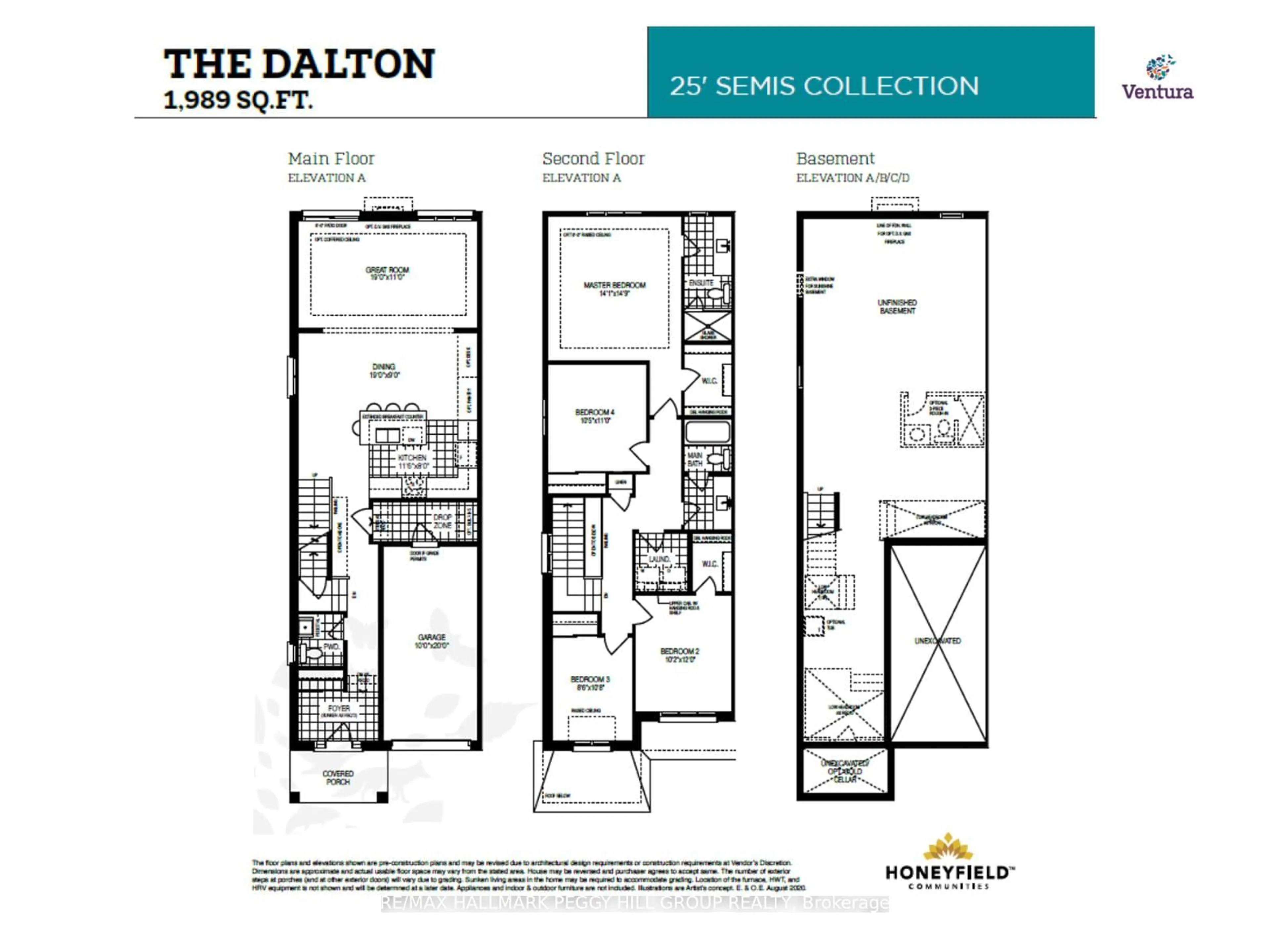 Floor plan for 25 Amsterdam Dr, Barrie Ontario L9J 0Z4