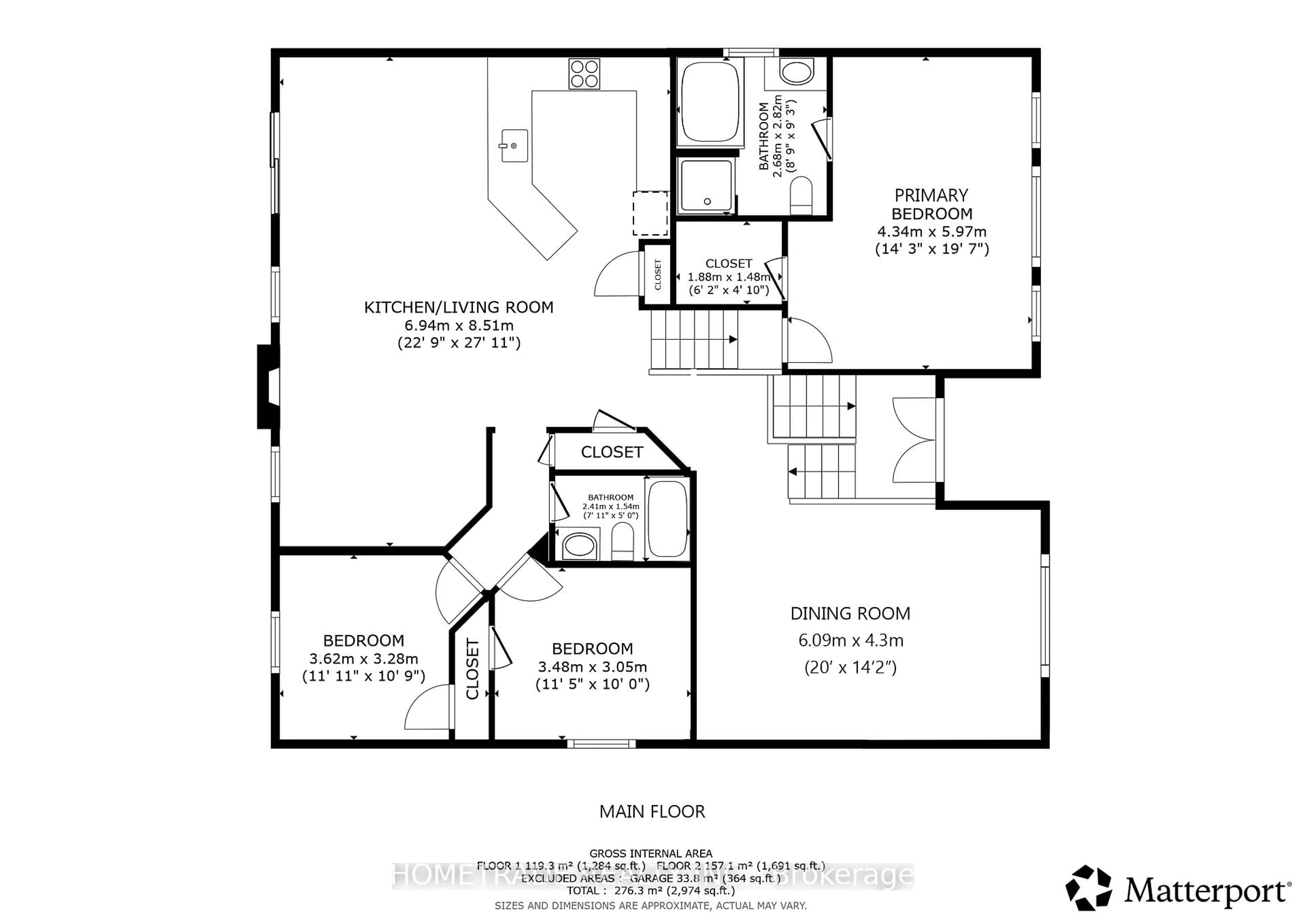 Floor plan for 52 Bloxham Pl, Barrie Ontario L4N 9K2