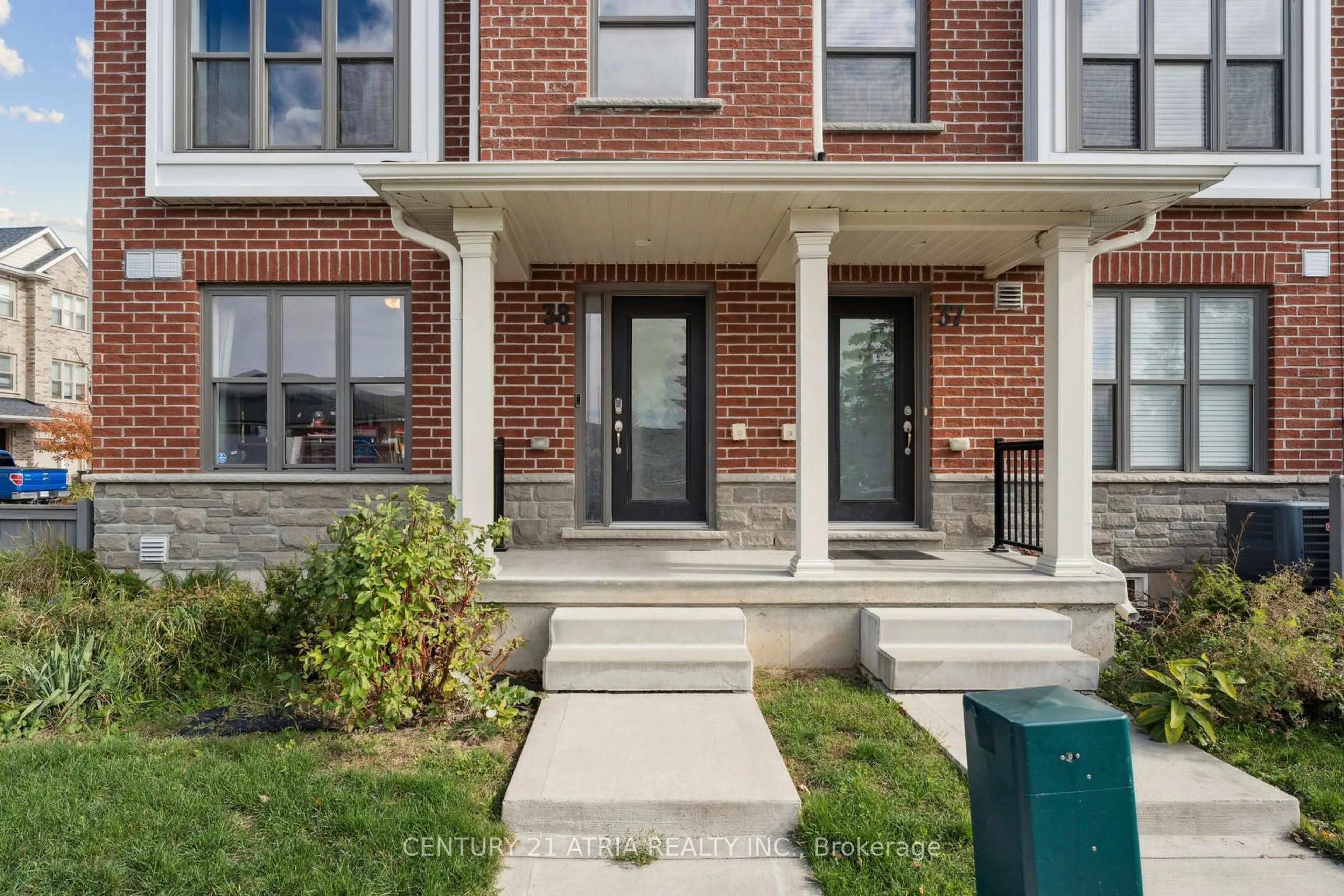 Home with brick exterior material, street for 1 Leggott Ave #38, Barrie Ontario L4M 0K7