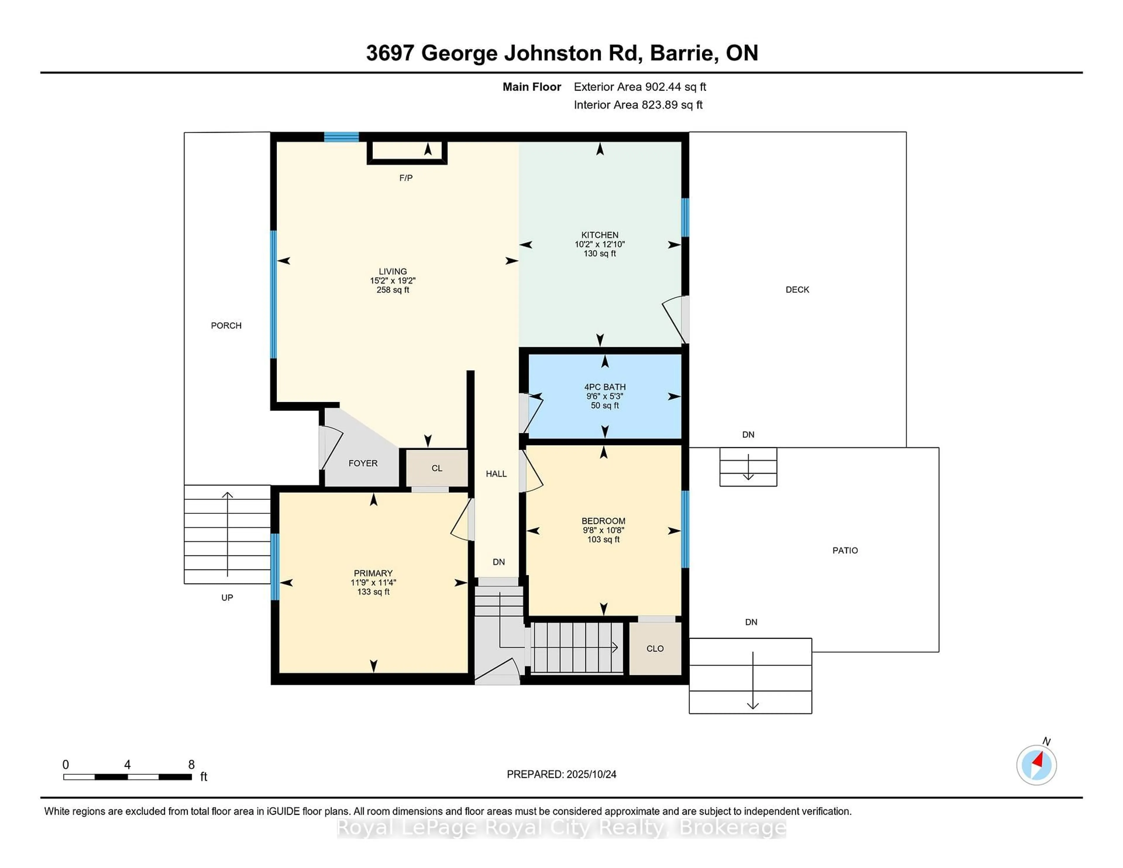 Floor plan for 3697 George Johnston Rd, Springwater Ontario L4M 4S4
