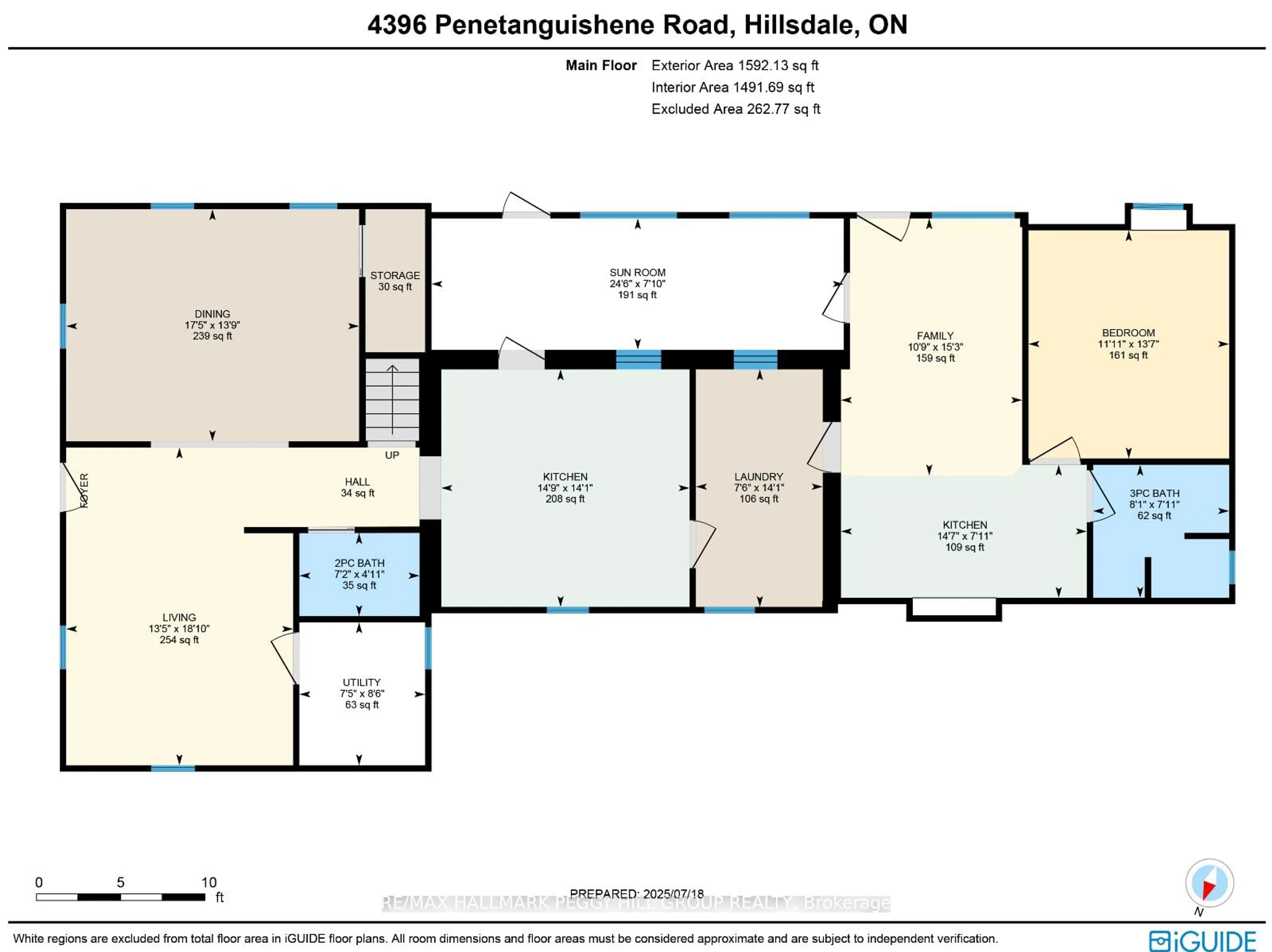Floor plan for 4396 Penetanguishene Rd, Springwater Ontario L0L 1V0