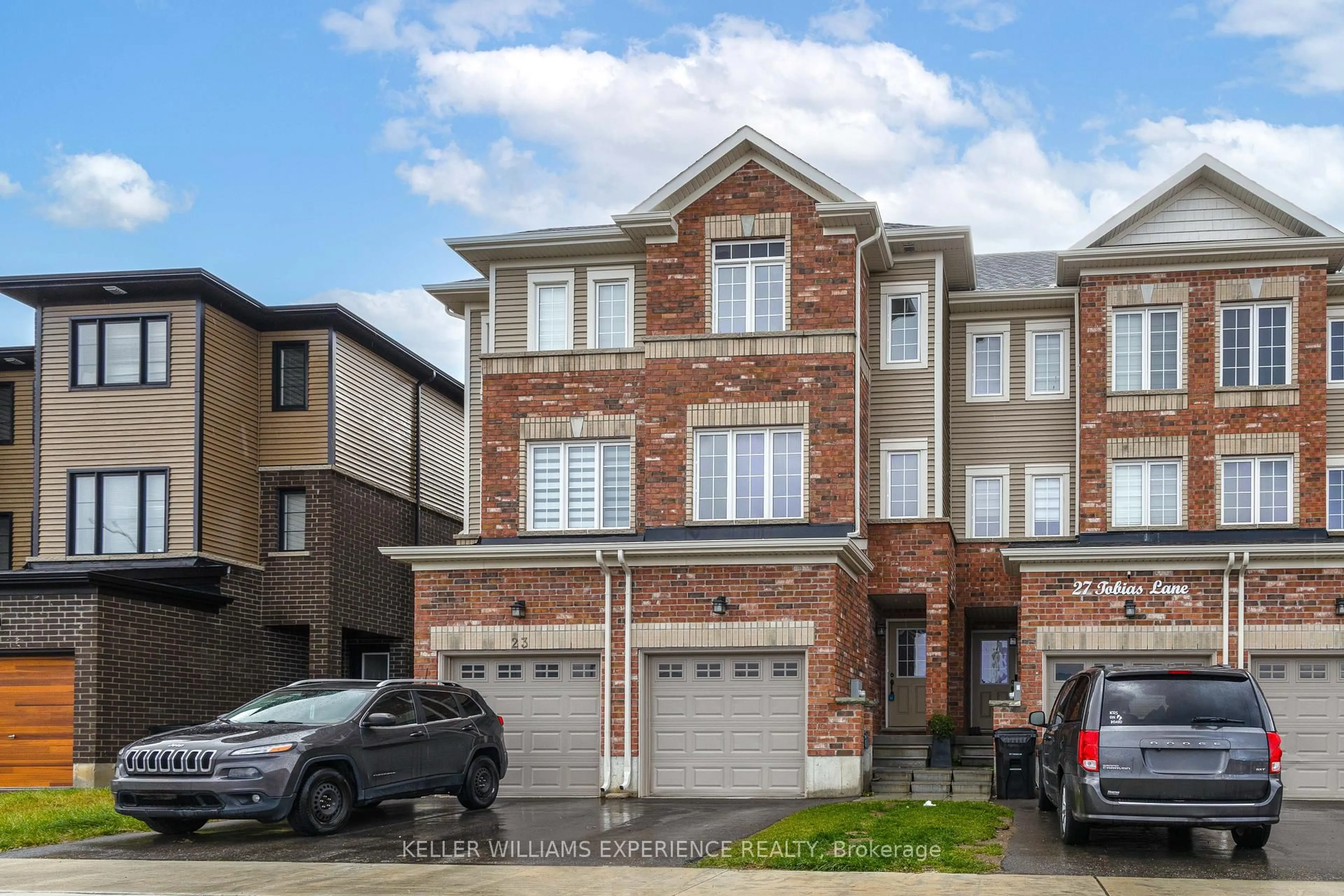 Home with brick exterior material, street for 25 Tobias Lane, Barrie Ontario L9J 0T8
