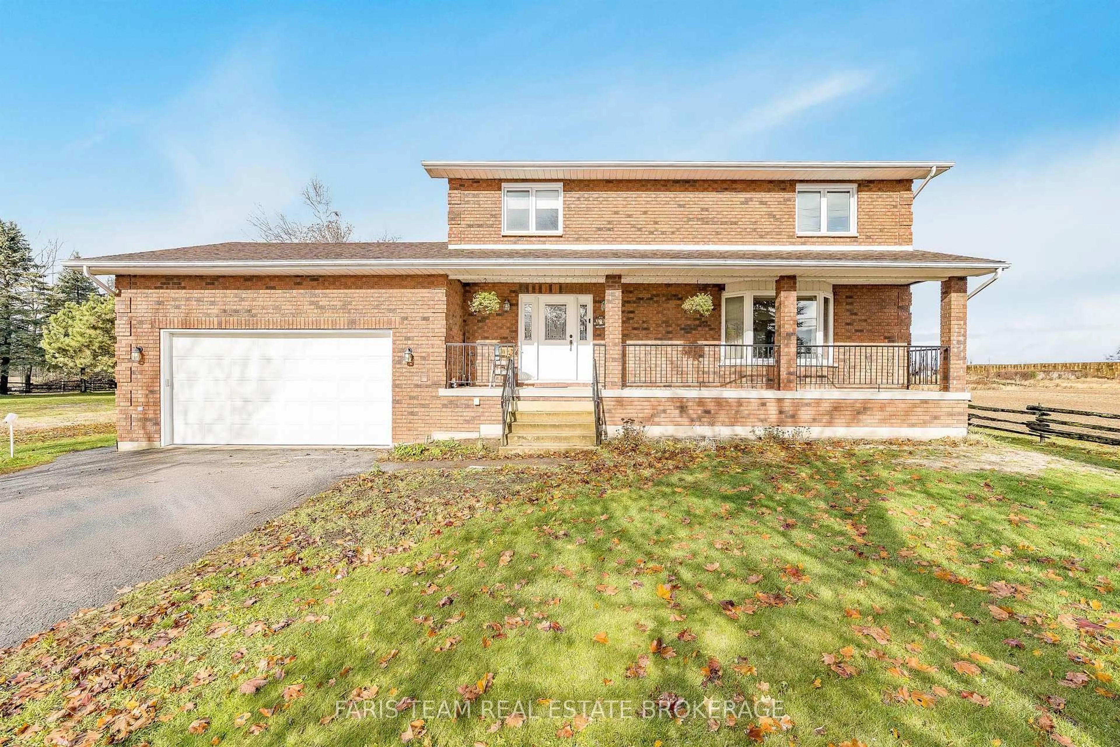 Home with brick exterior material, street for 3046 Ramara Road 47, Ramara Ontario L0K 1B0