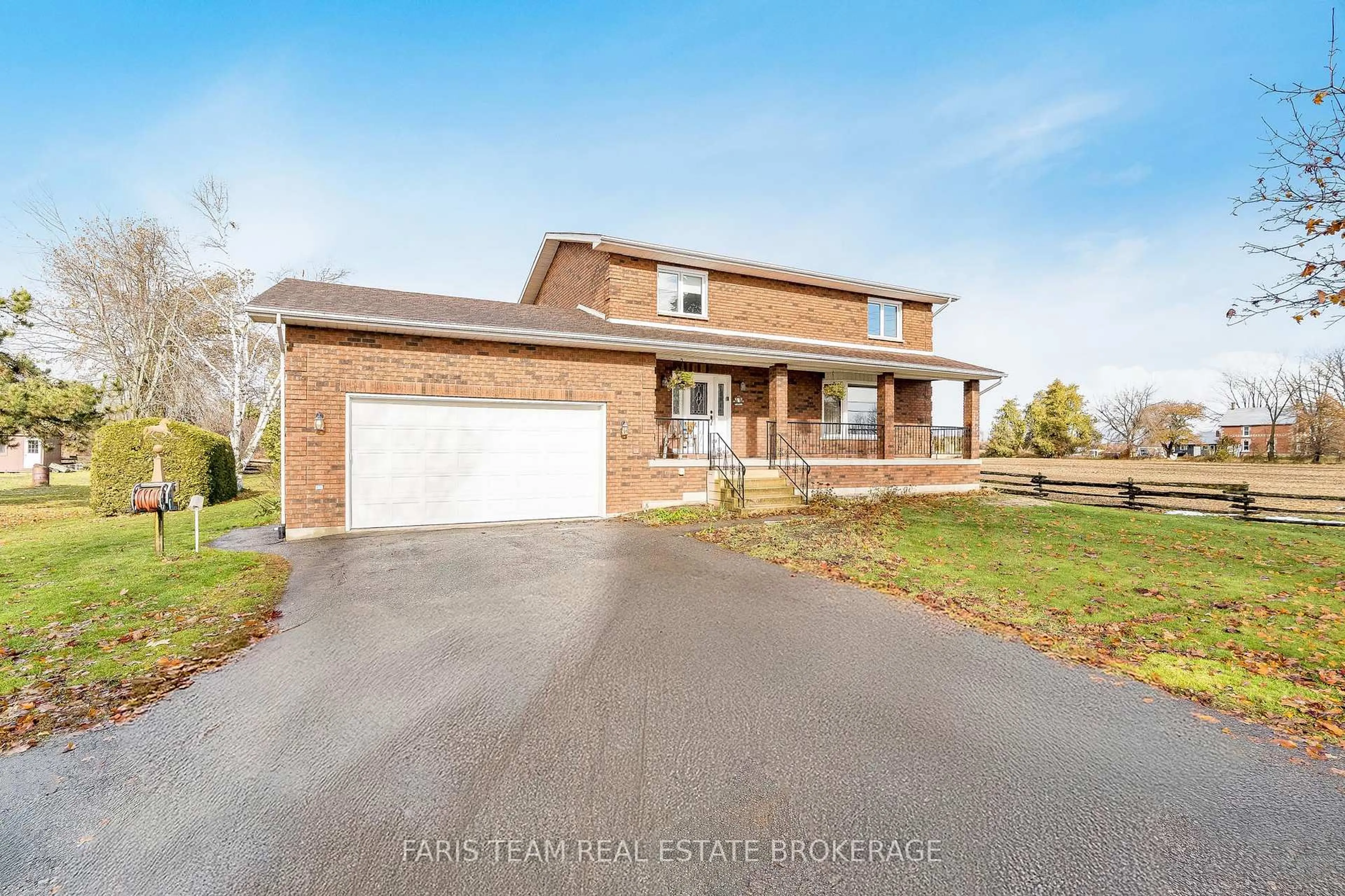 Home with brick exterior material, street for 3046 Ramara Road 47, Ramara Ontario L0K 1B0