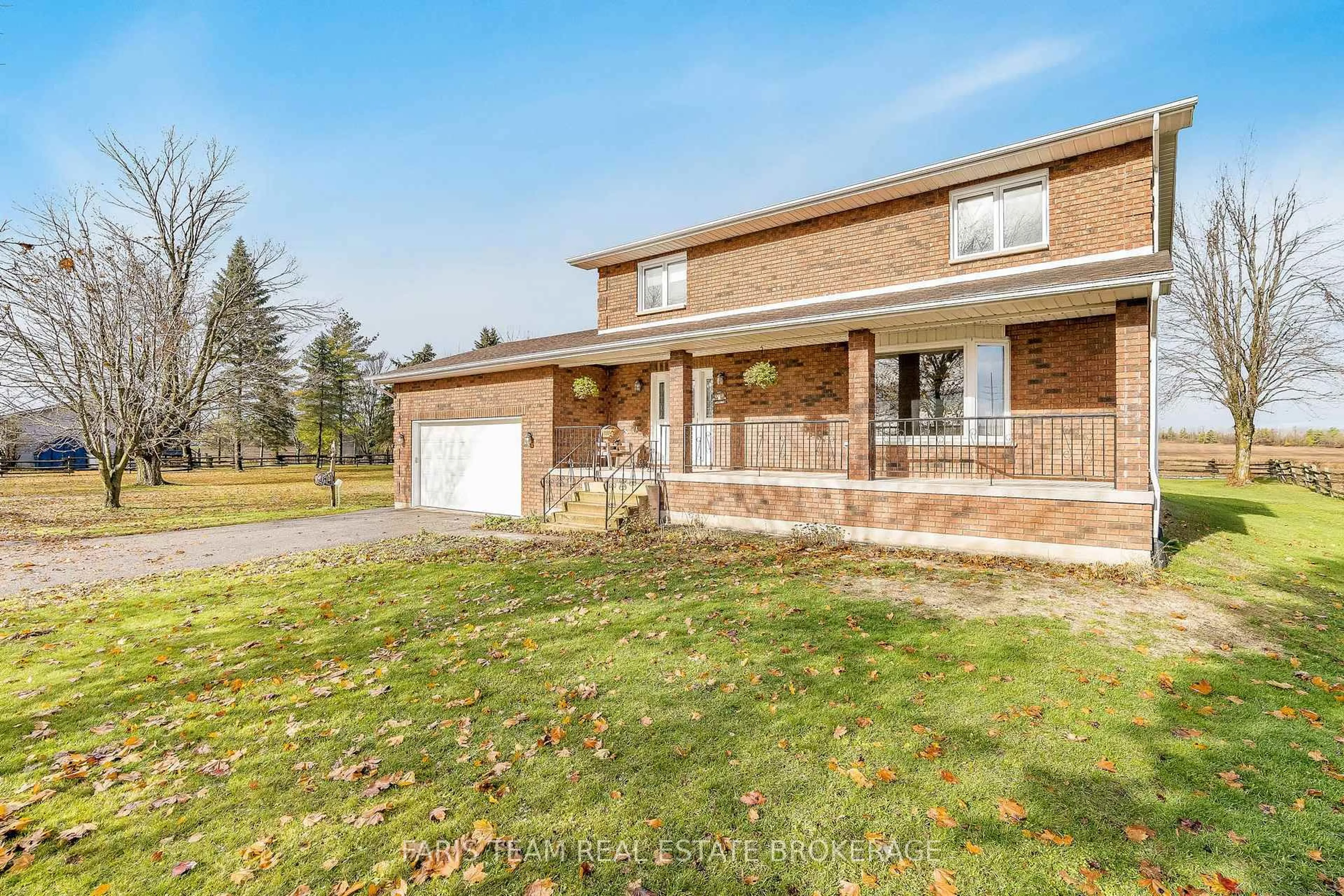 Home with brick exterior material, street for 3046 Ramara Road 47, Ramara Ontario L0K 1B0