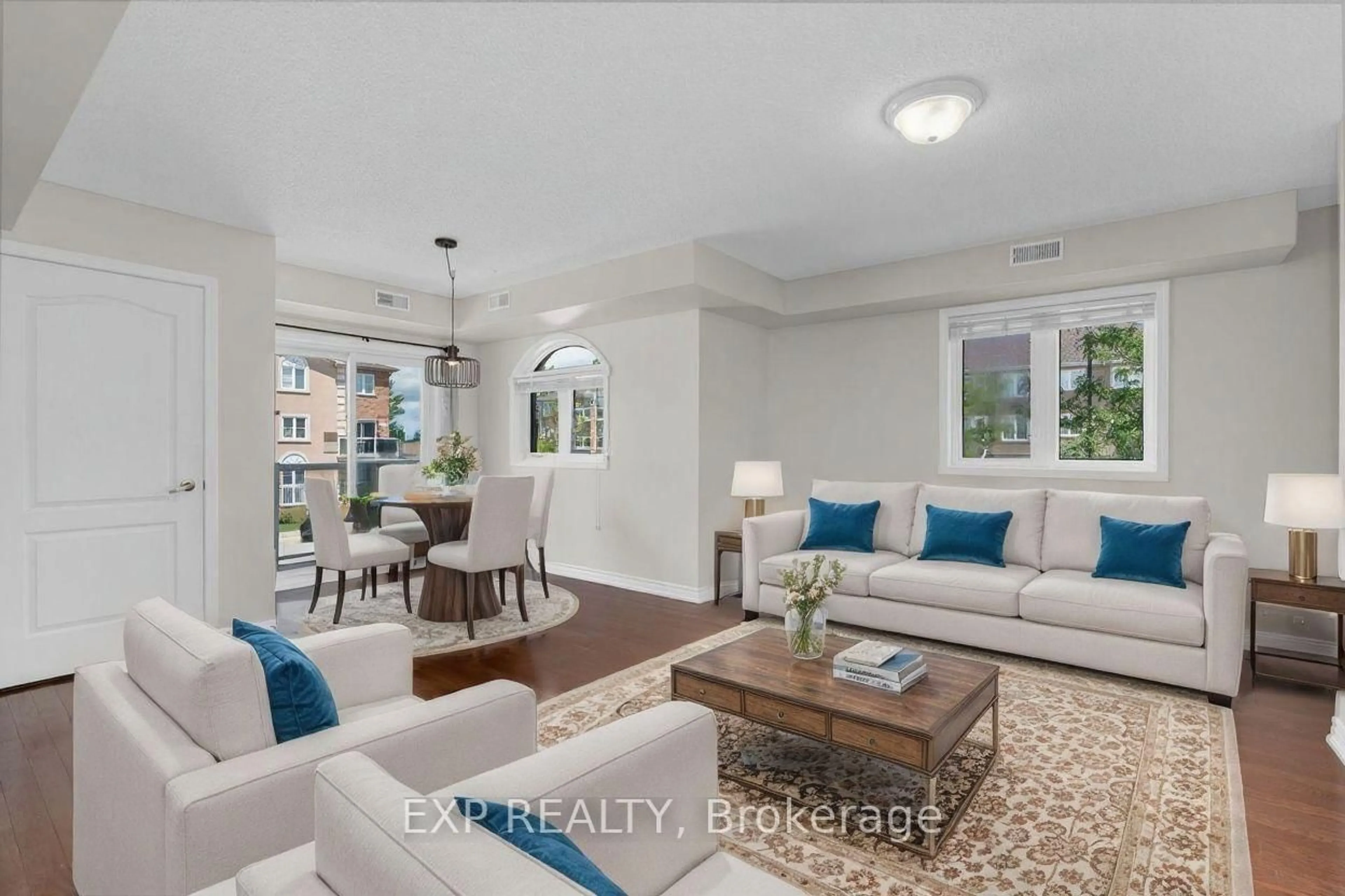 Living room with furniture, unknown for 135 Sydenham Wells #3, Barrie Ontario L4M 0H3