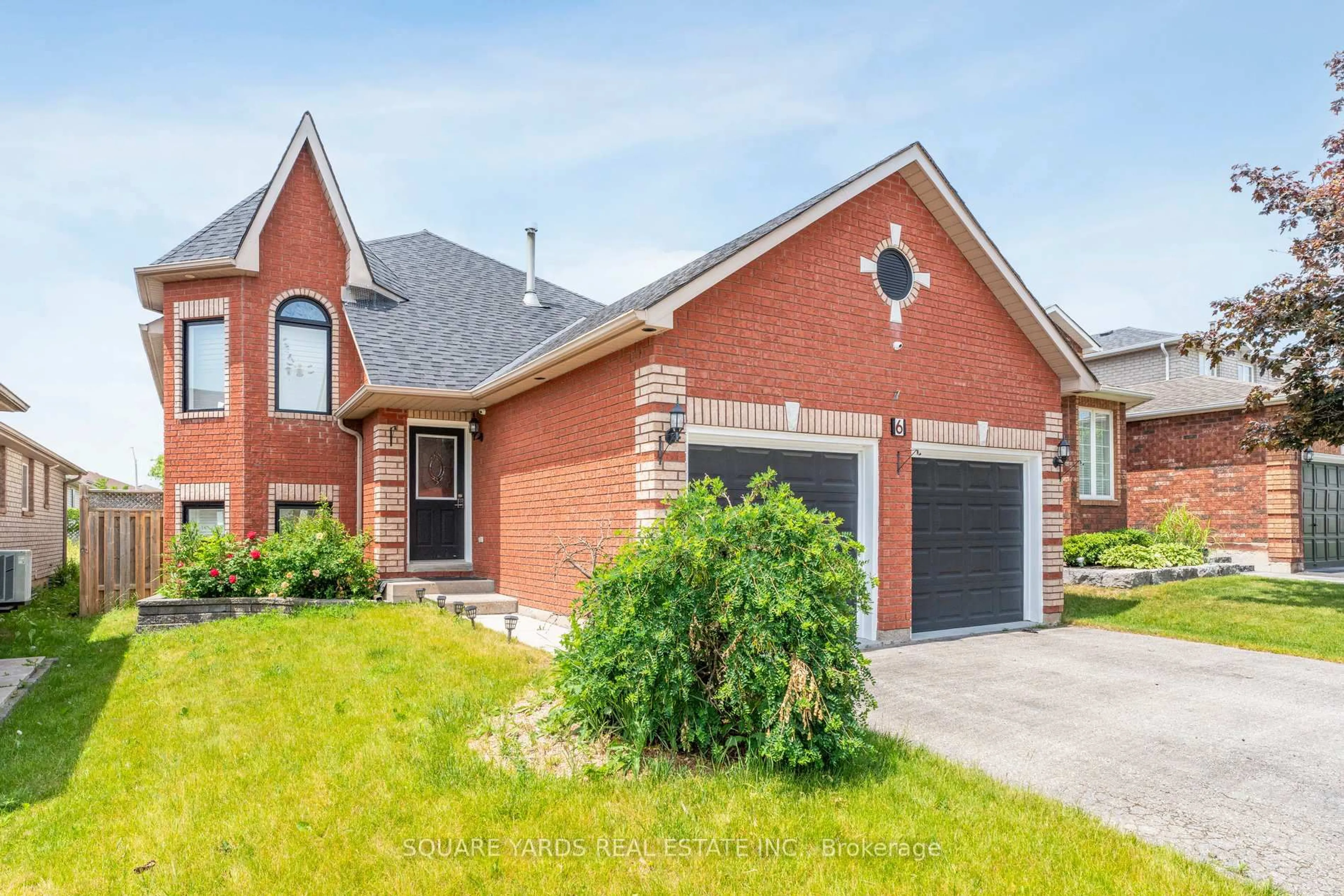 Home with brick exterior material, street for 6 Ambler Bay, Barrie Ontario L4M 7A4