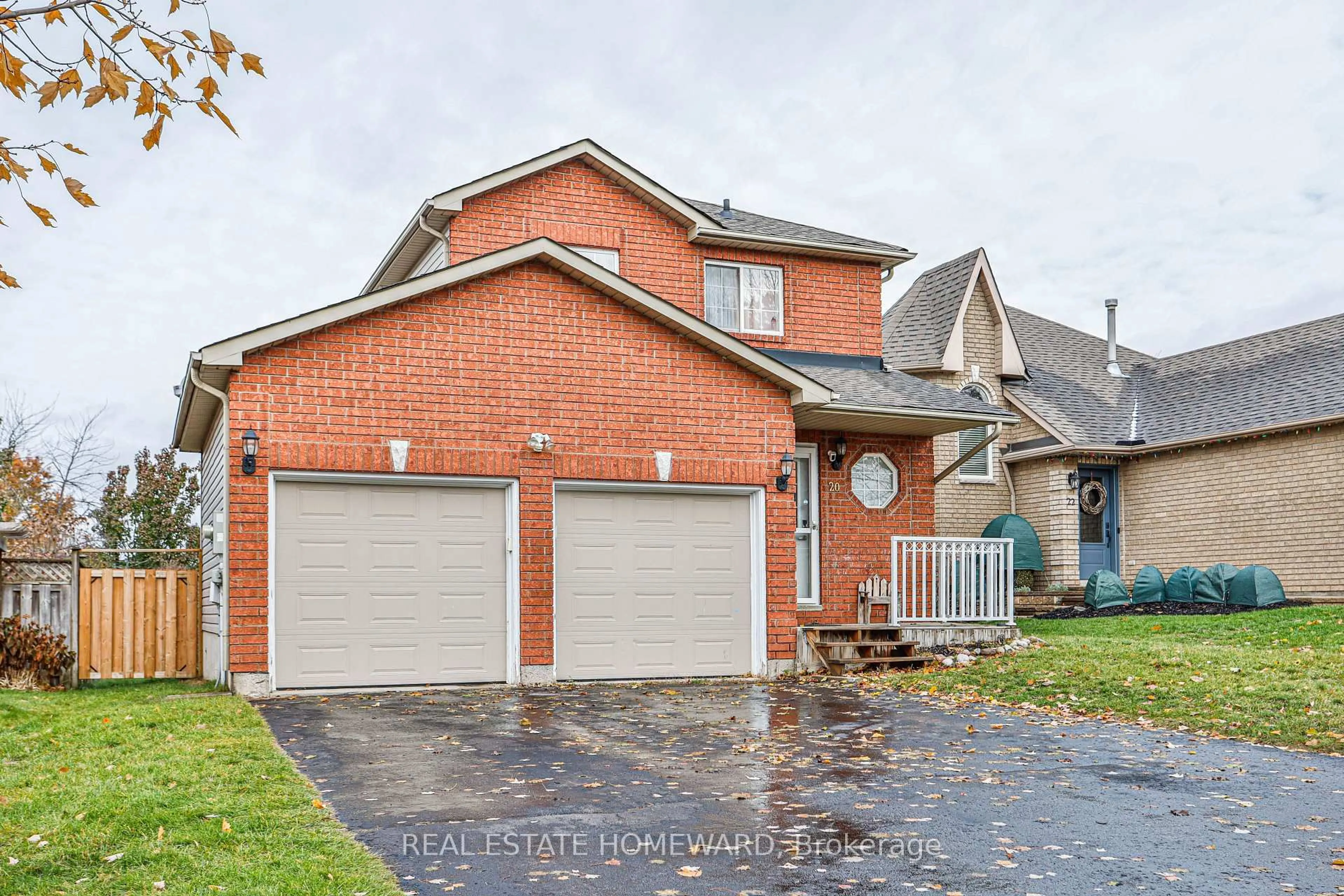 Home with brick exterior material, street for 20 MASTERS Dr, Barrie Ontario L4M 6W4