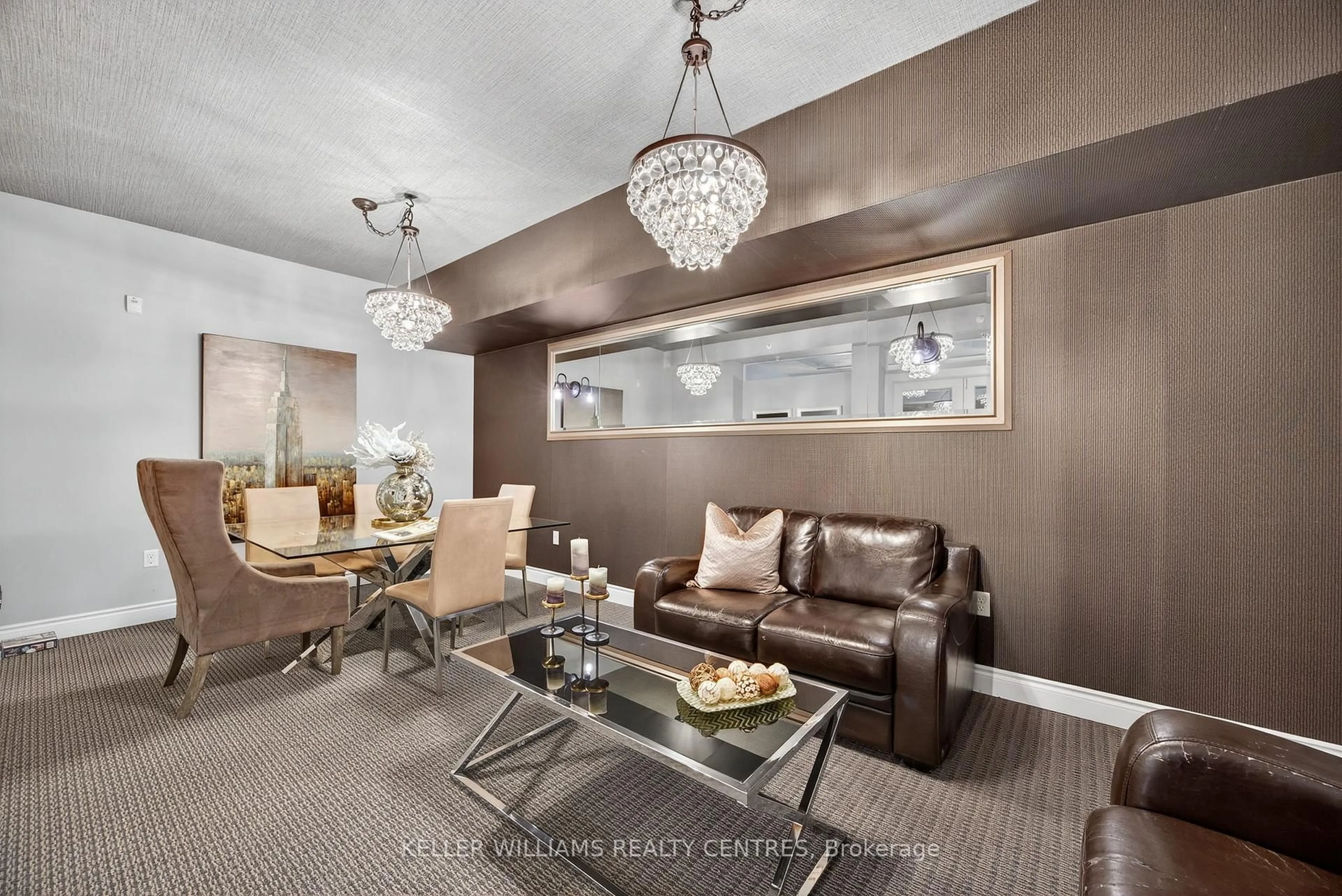 Living room with furniture, unknown for 40 Ferndale Dr #408, Barrie Ontario L4N 2L3