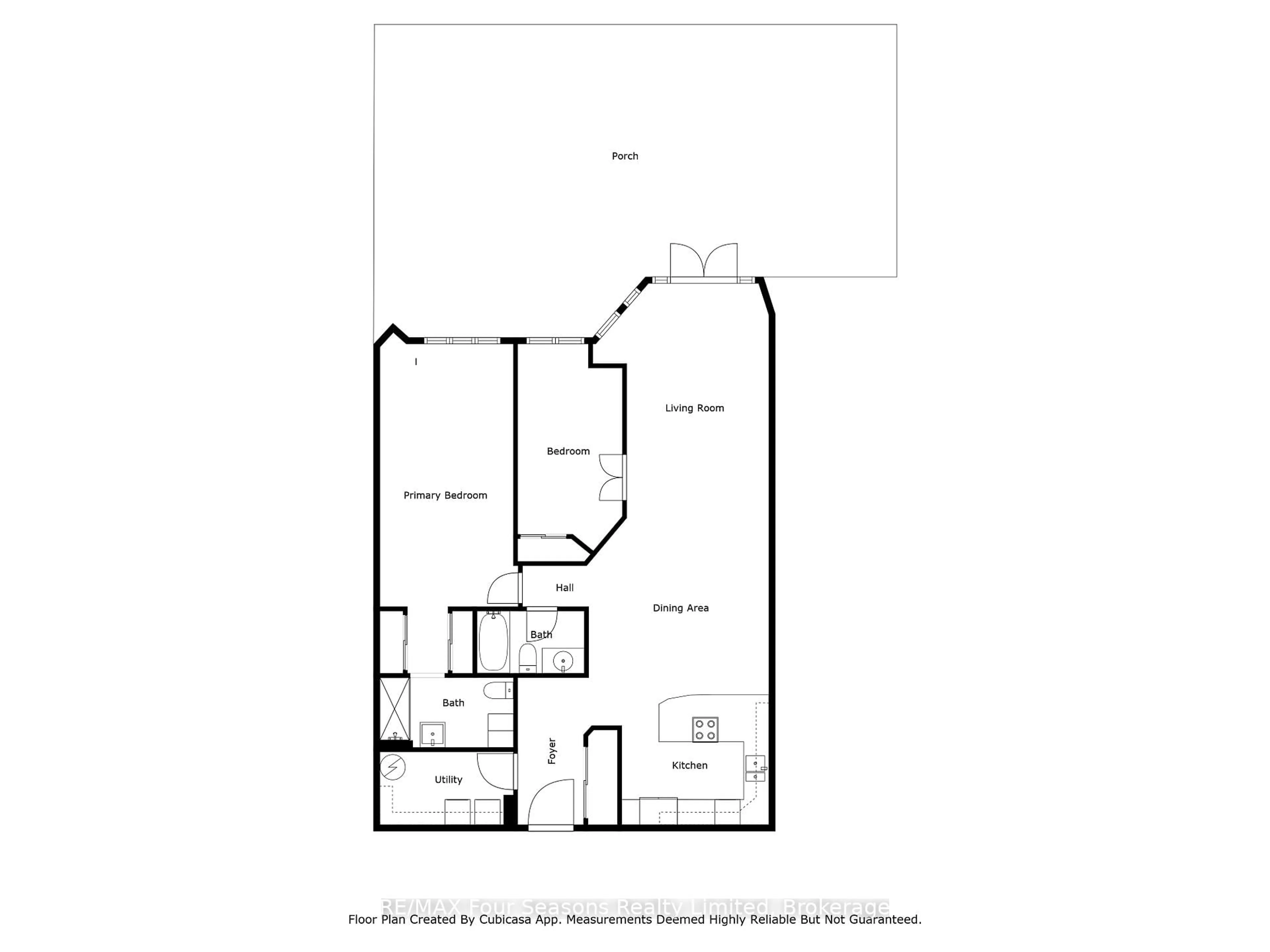 Floor plan for 16 Raglan St #104, Collingwood Ontario L9Y 4Y2