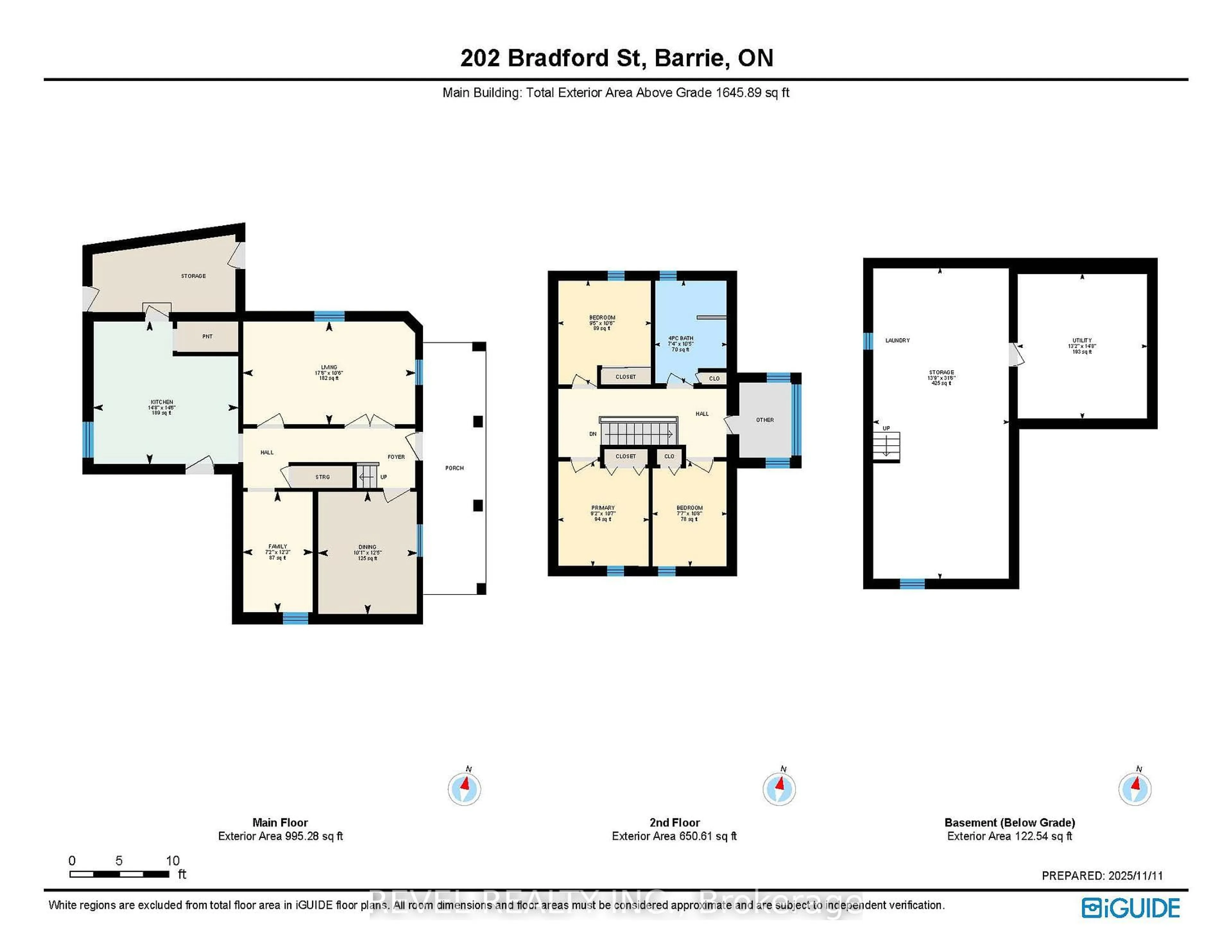 Floor plan for 202 Bradford St, Barrie Ontario L4N 3B6