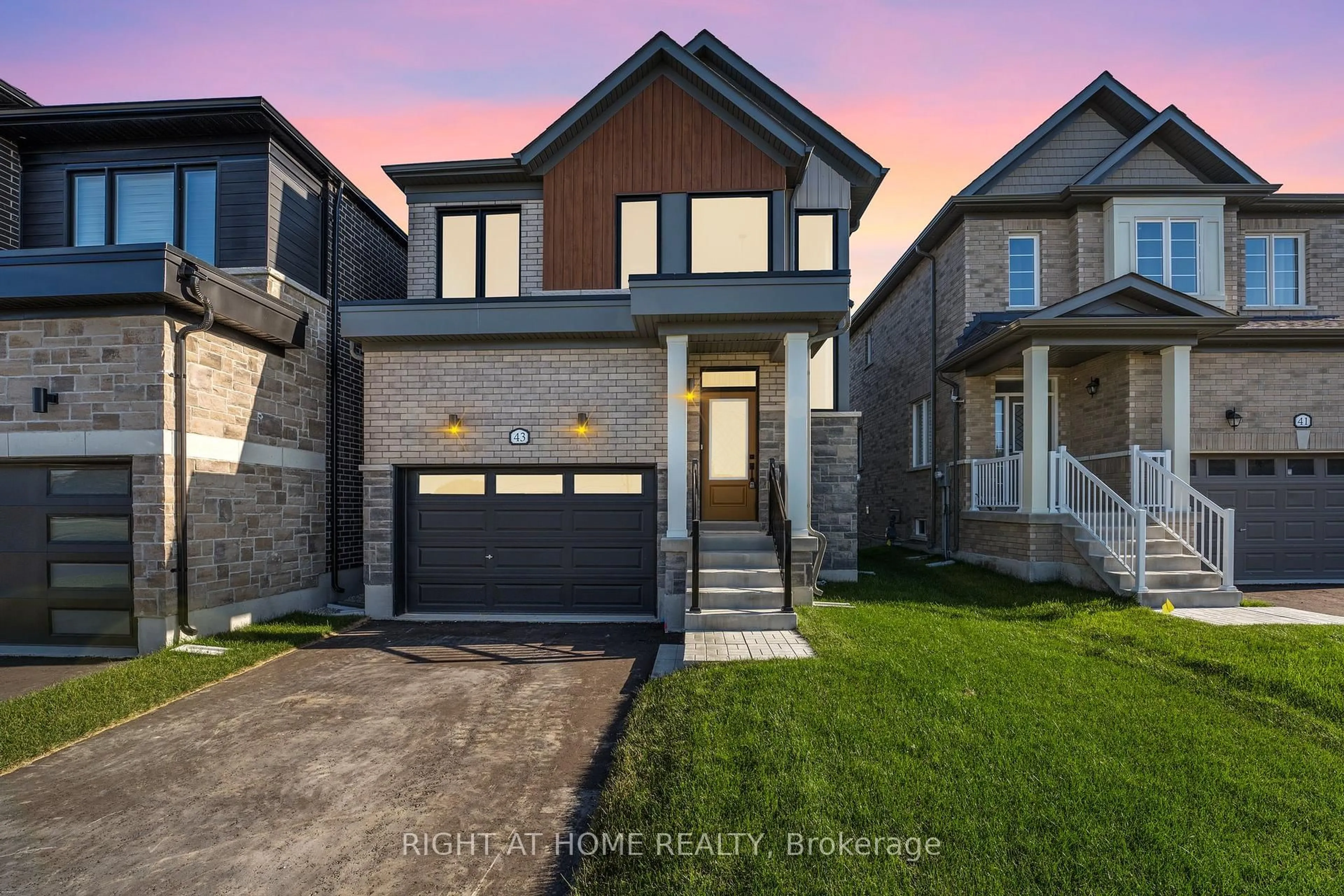 Home with brick exterior material, street for 43 Federica Cres, Wasaga Beach Ontario L9Z 0N5