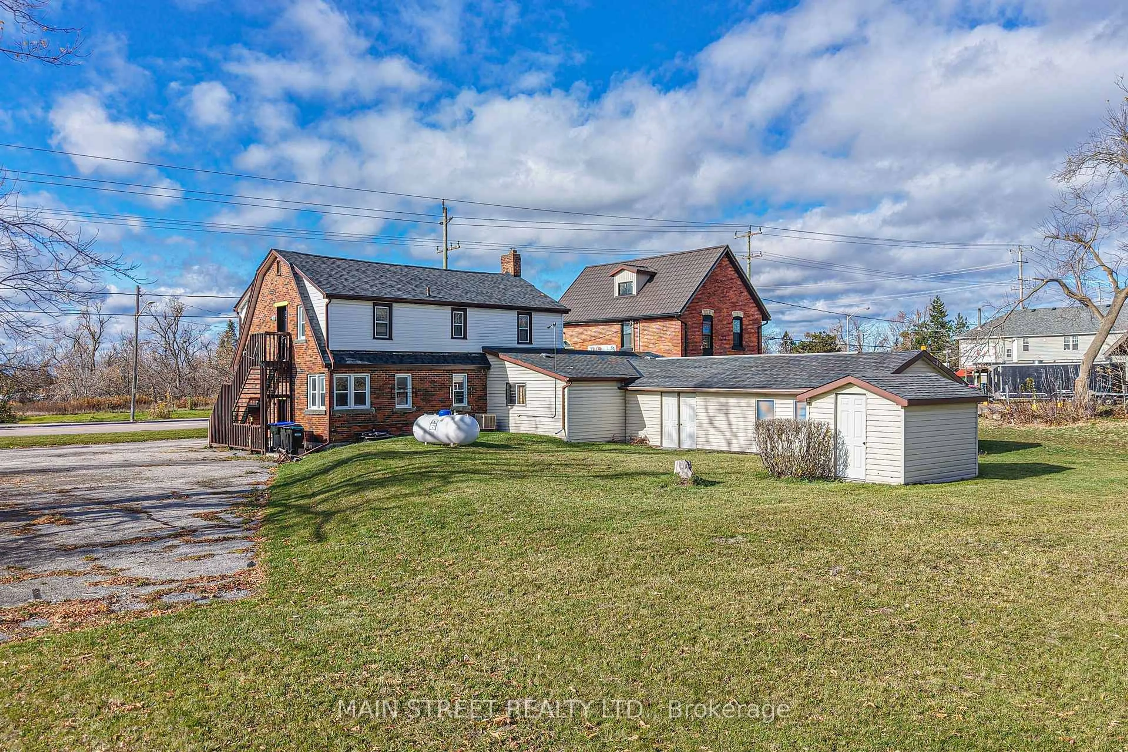 A pic from outside/outdoor area/front of a property/back of a property/a pic from drone, unknown for 2263 Hwy 12 Highway, Ramara Ontario L0K 1B0